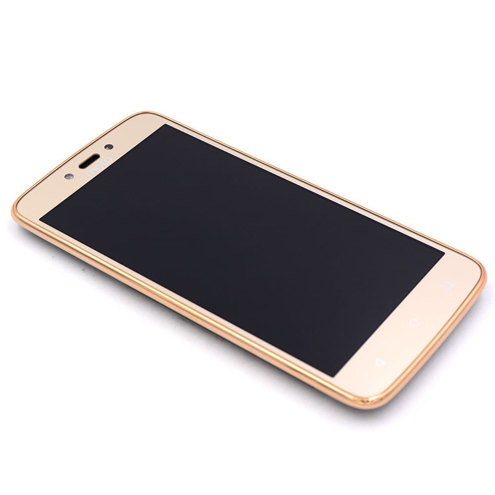Motorola Scherm met frame voor Motorola Moto C Plus (XT1723) Gold OEM-Equivalent