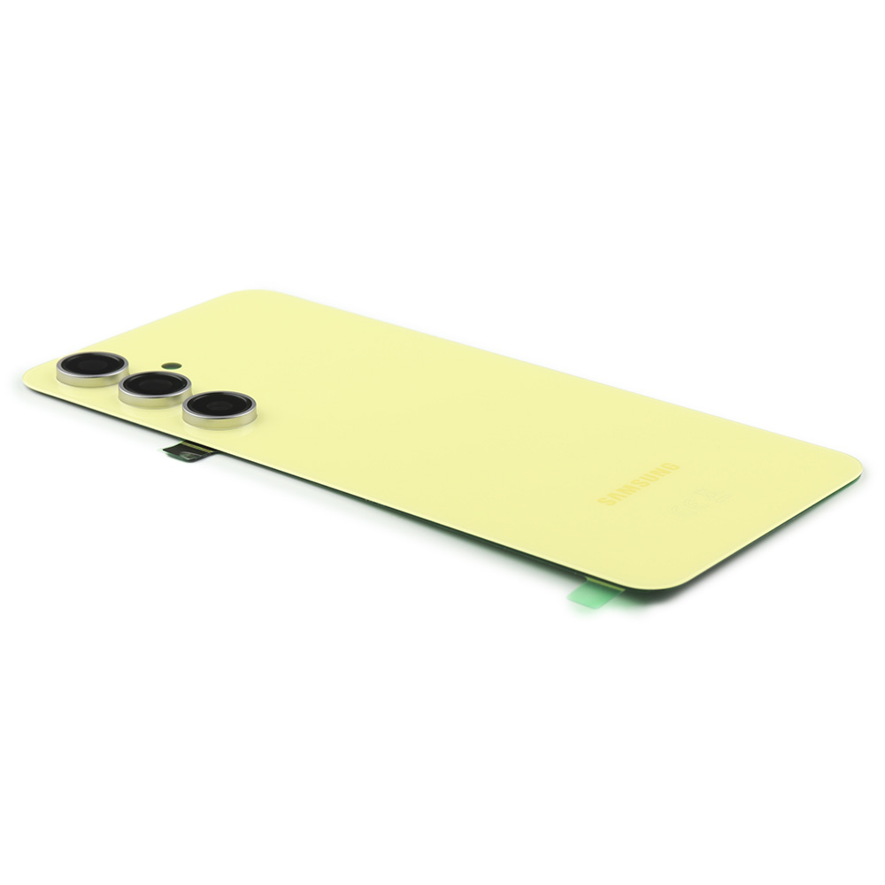 Samsung Achterkant voor Samsung Galaxy S24 FE (SM-S721B) Geel Service Pack