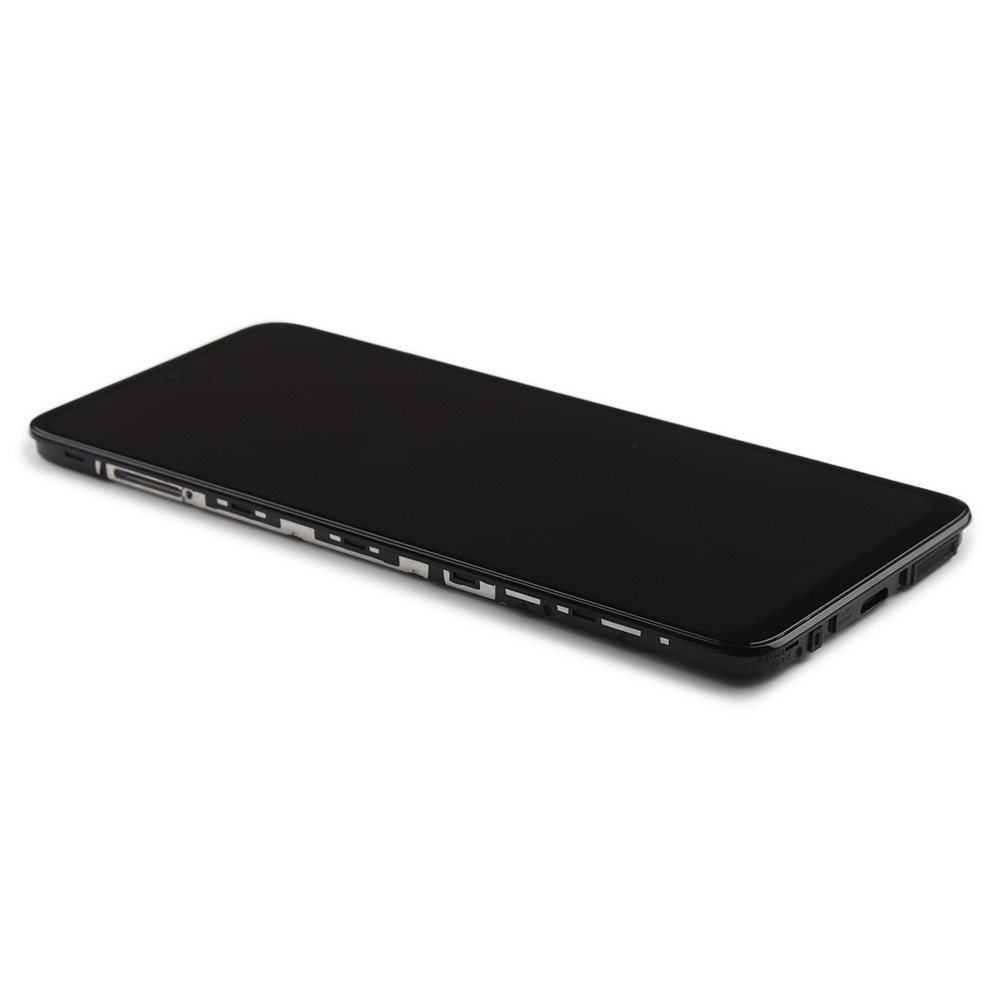 Motorola Scherm met frame Zwart voor Motorola Moto G42 Service Pack