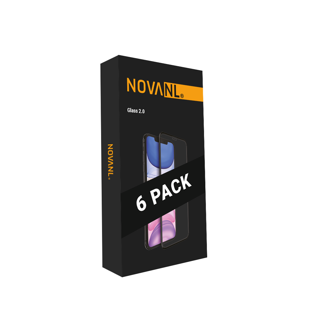 NOVANL GlassProtector Pro (Edge to Edge) (6 Pack) para iPhone 11 Pro Max