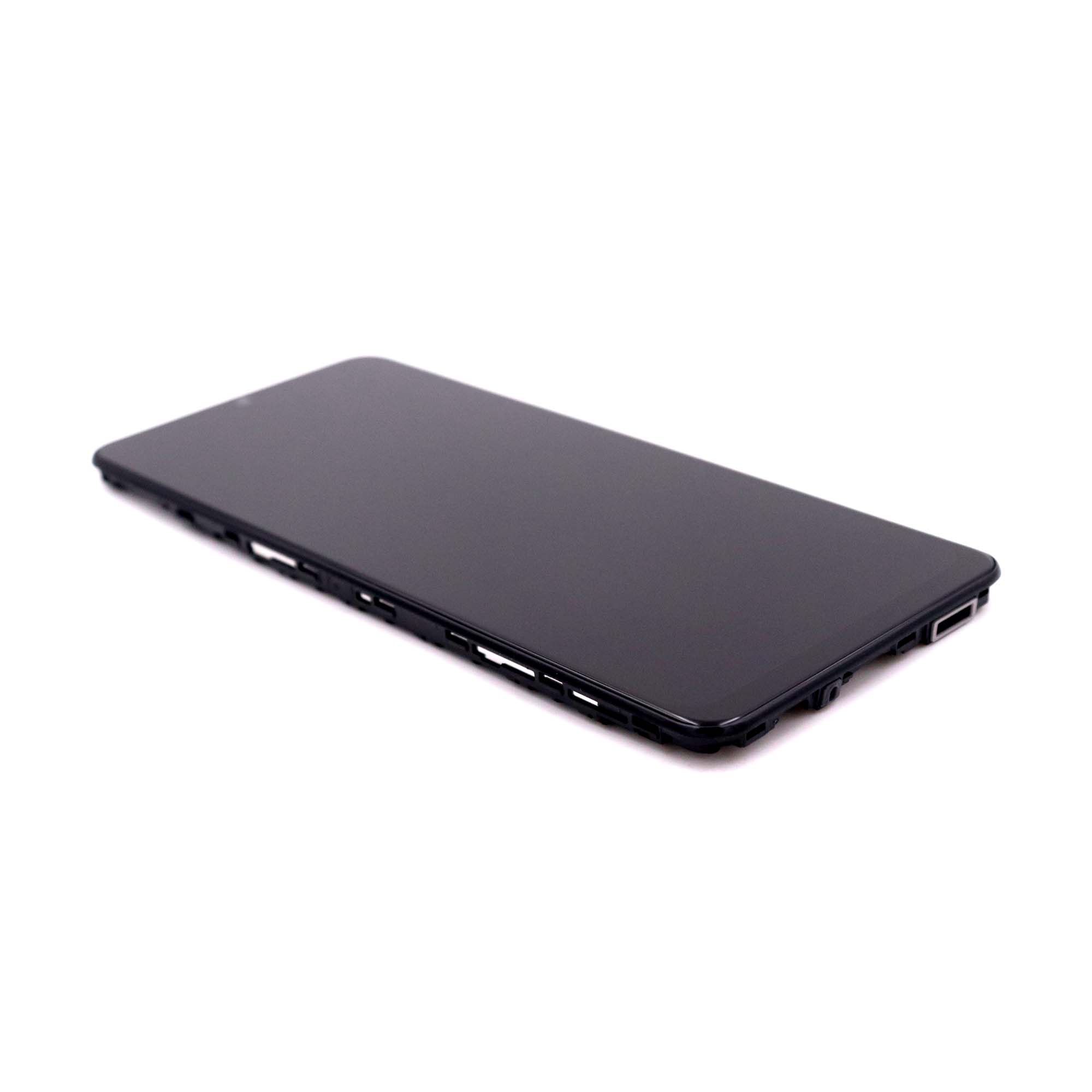 Samsung Scherm met frame voor Samsung Galaxy A02 Zwart Service Pack