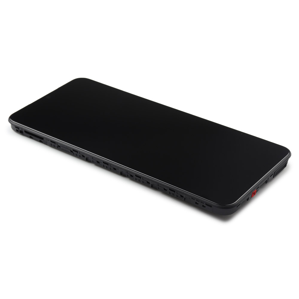 Samsung Scherm met frame voor Samsung Galaxy A04 Zwart Service Pack
