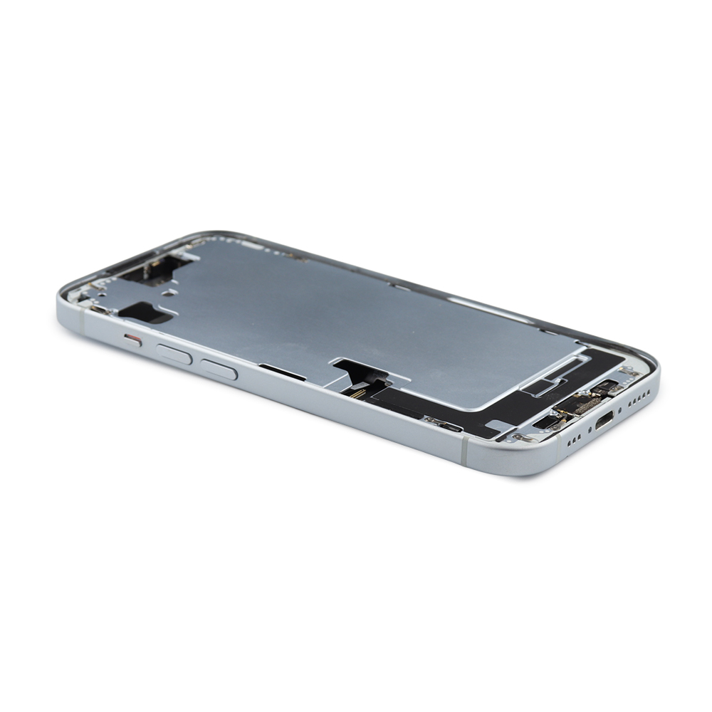 Apple Achterbehuizing met kleine onderdelen (US-versie) voor iPhone 15 Blauw Titanium Pulled