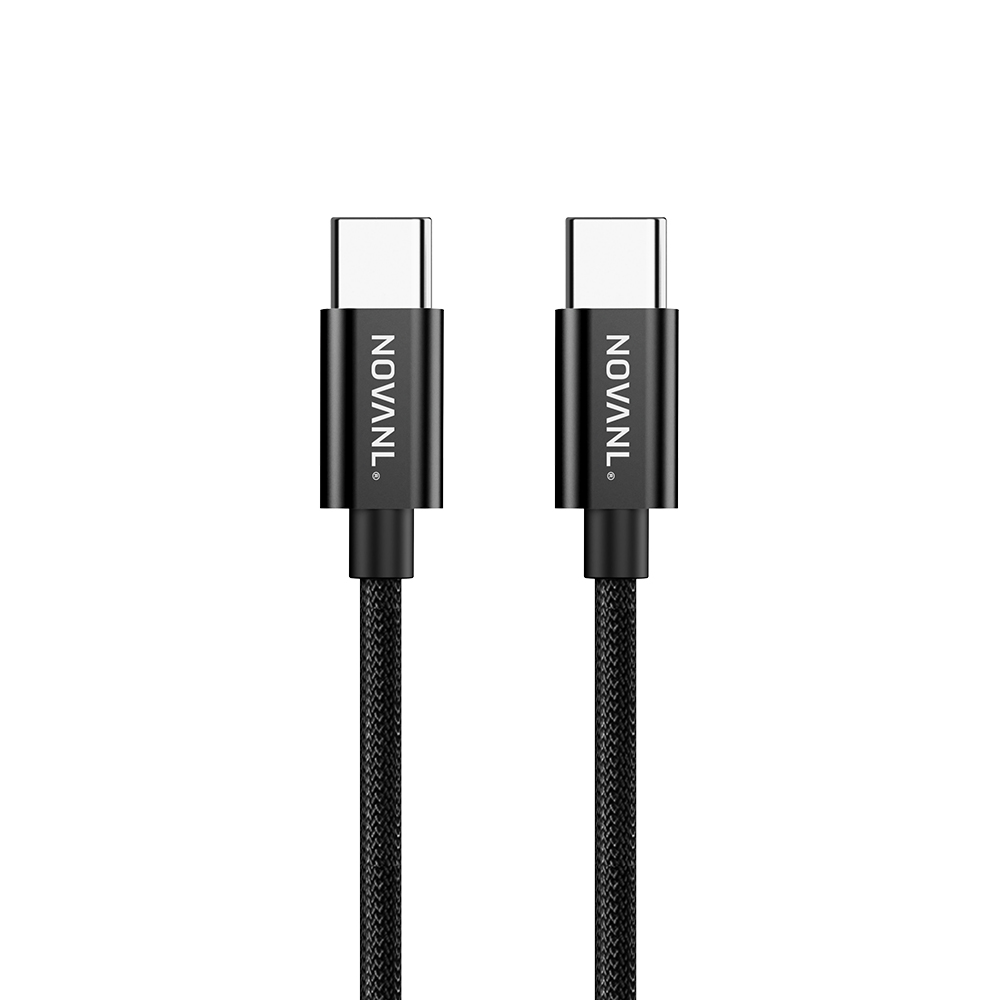 NOVANL SpeedCharge Pro USB C to USB-C καλώδιο 240W (1M) Μαύρο