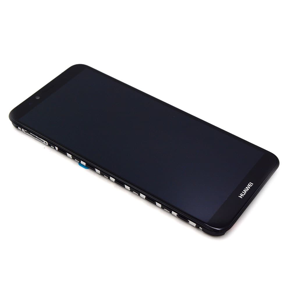 Huawei Scherm met frame voor Huawei Y6 2018 Zwart OEM-Equivalent