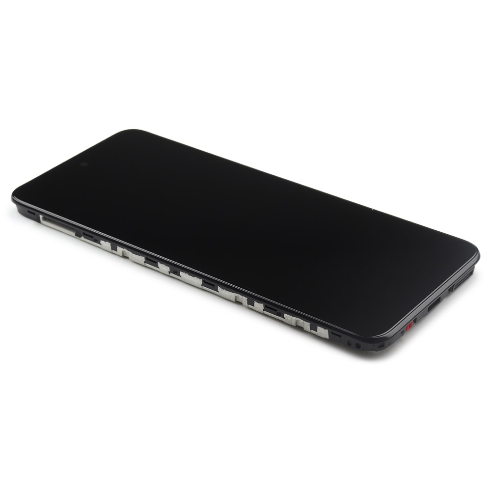 Motorola Scherm met frame voor Motorola Moto G13 Zwart Service Pack