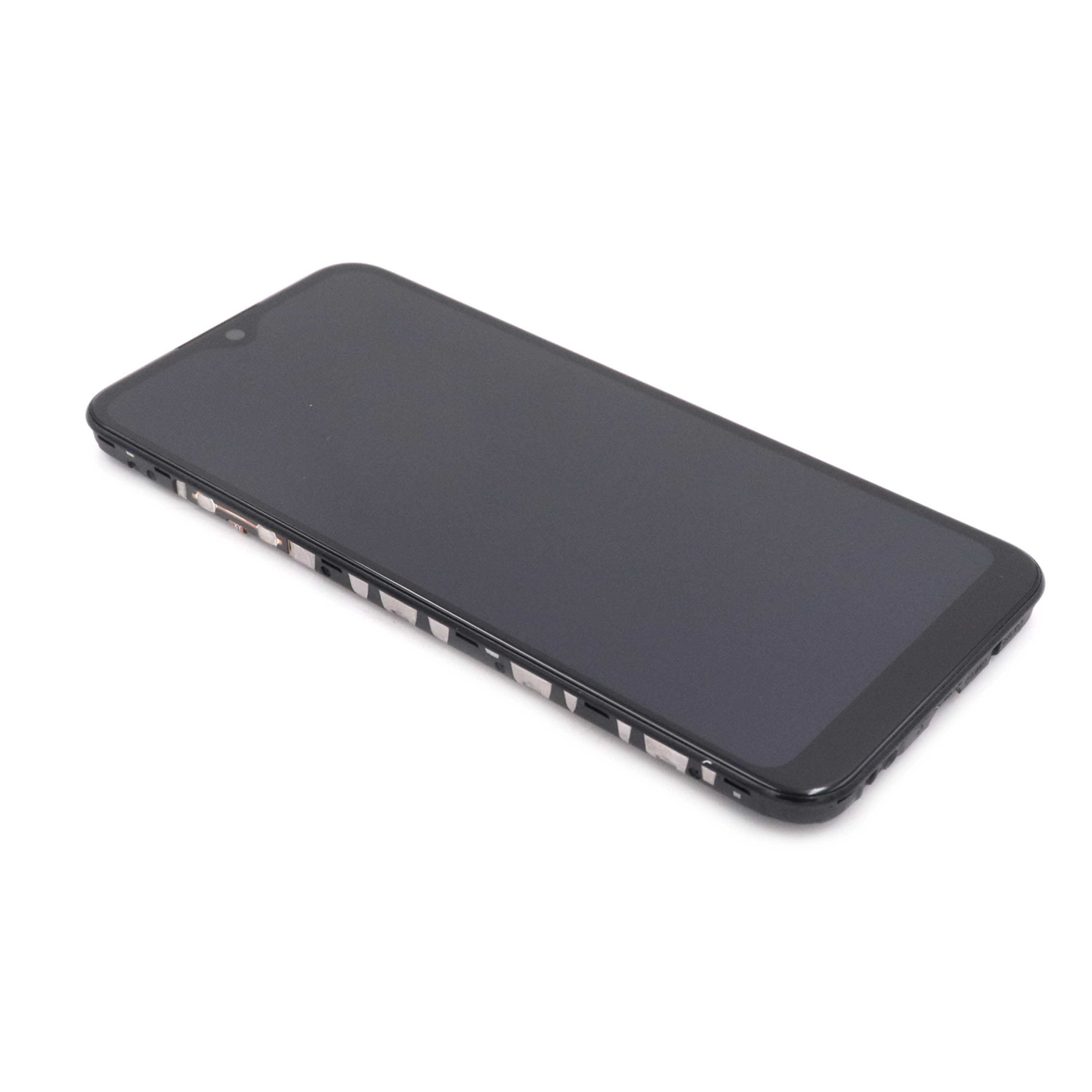 Samsung Scherm met frame voor Samsung Galaxy A01 Zwart Service Pack