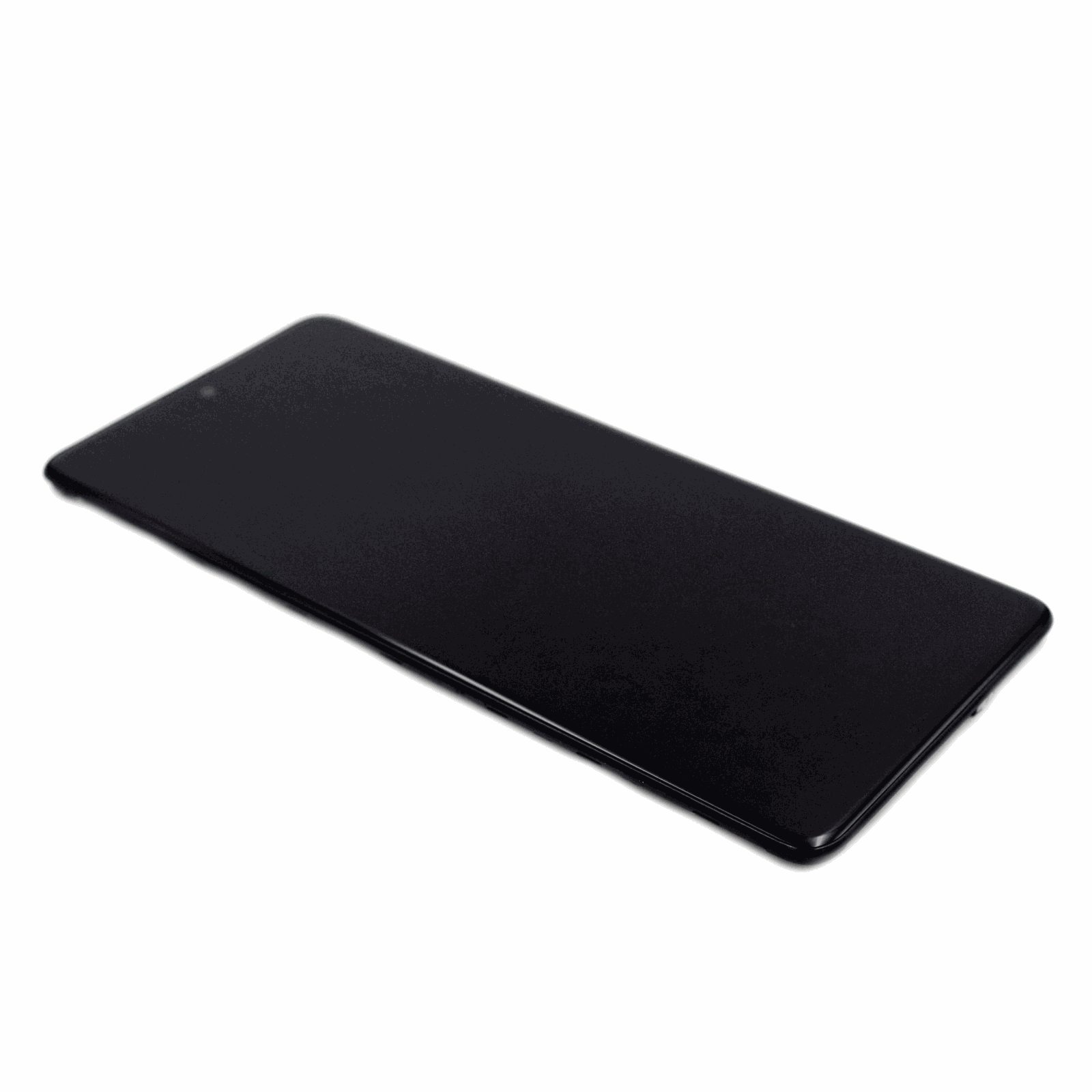 Screen with frame for Samsung Galaxy A71 (A715F) Black Service Pack