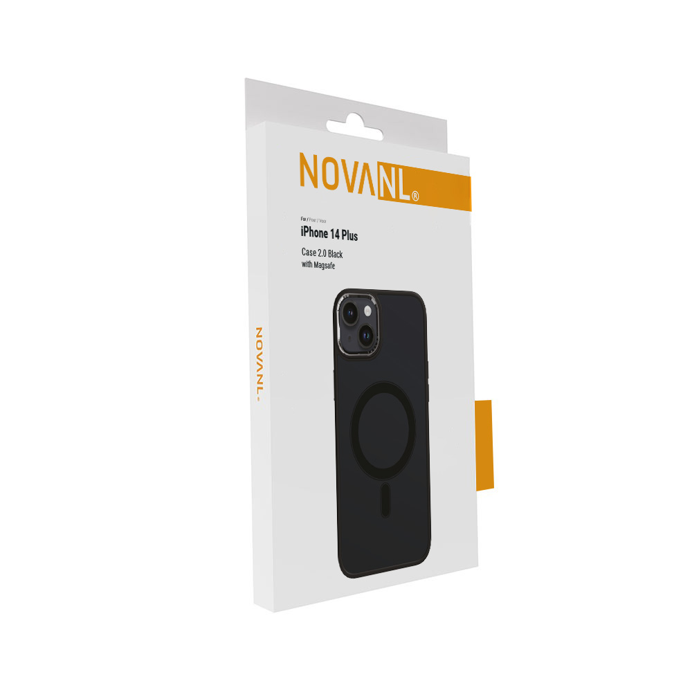 NOVANL MagGuard Case (incl. Magnetics) voor iPhone 14 Plus Zwart