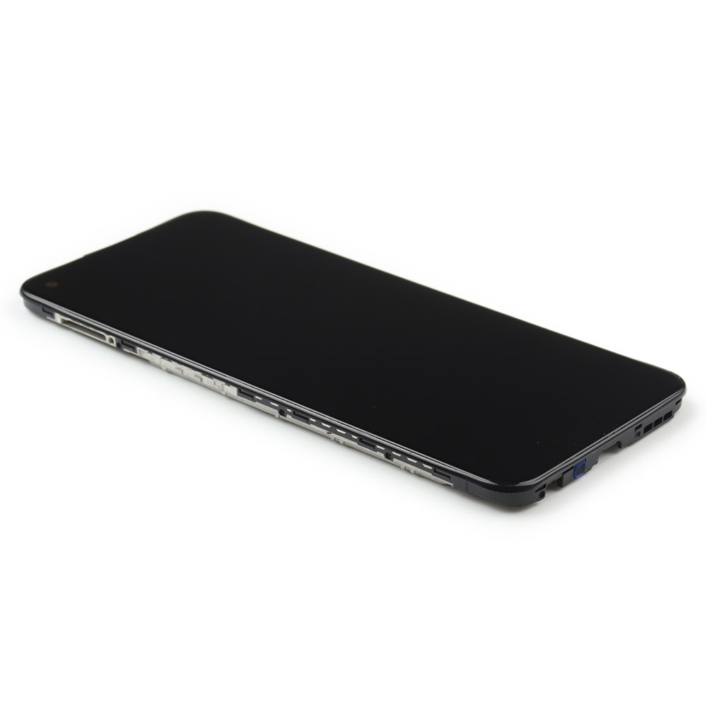 Oppo Scherm met frame voor Oppo A94 4G Zwart OEM-Equivalent