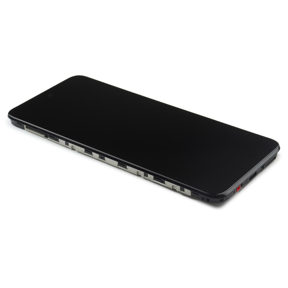 Motorola Scherm met frame voor Motorola Moto G23 Zwart Service Pack