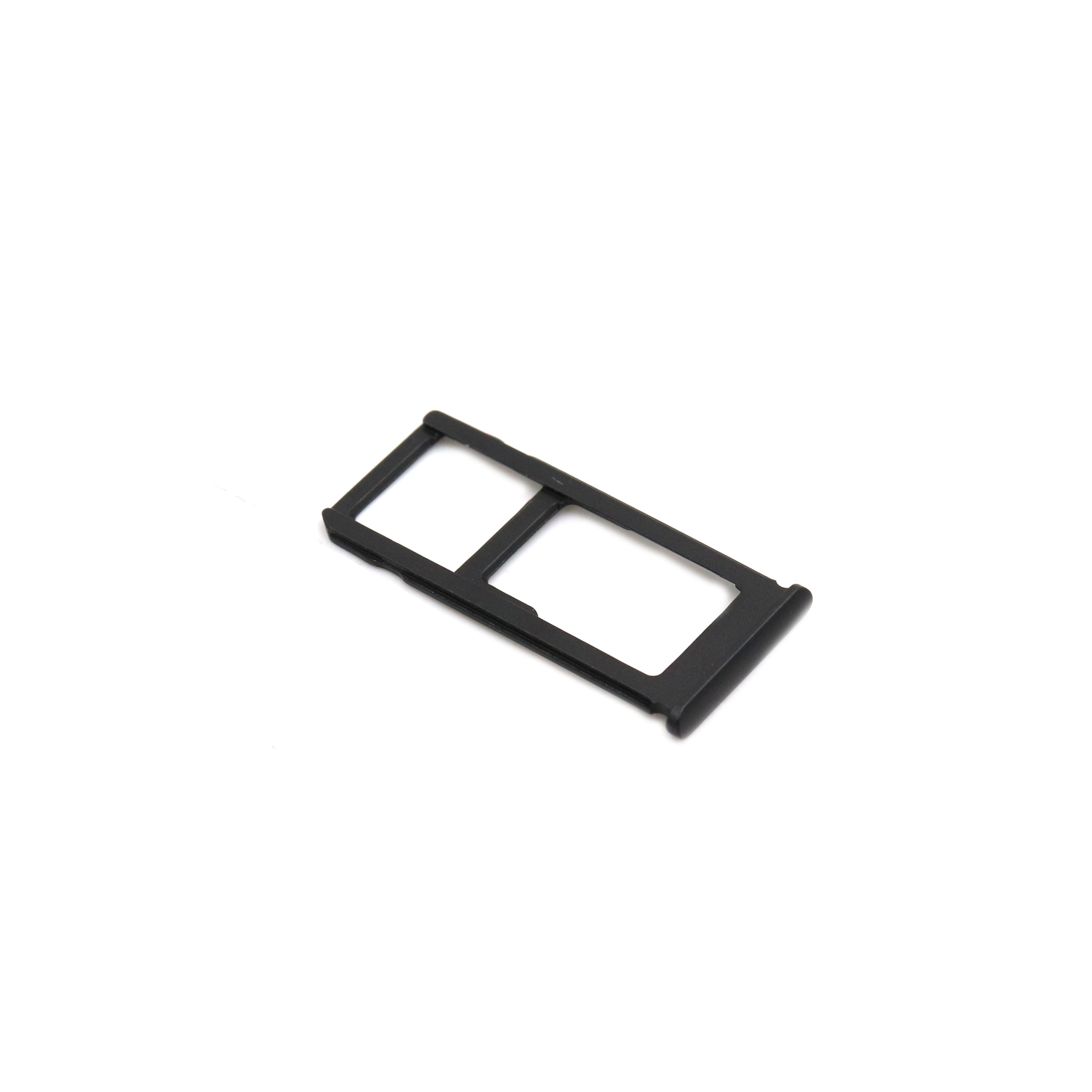 Nokia Sim- en SD-kaarthouder met cover voor Nokia 8 Zwart OEM-Equivalent
