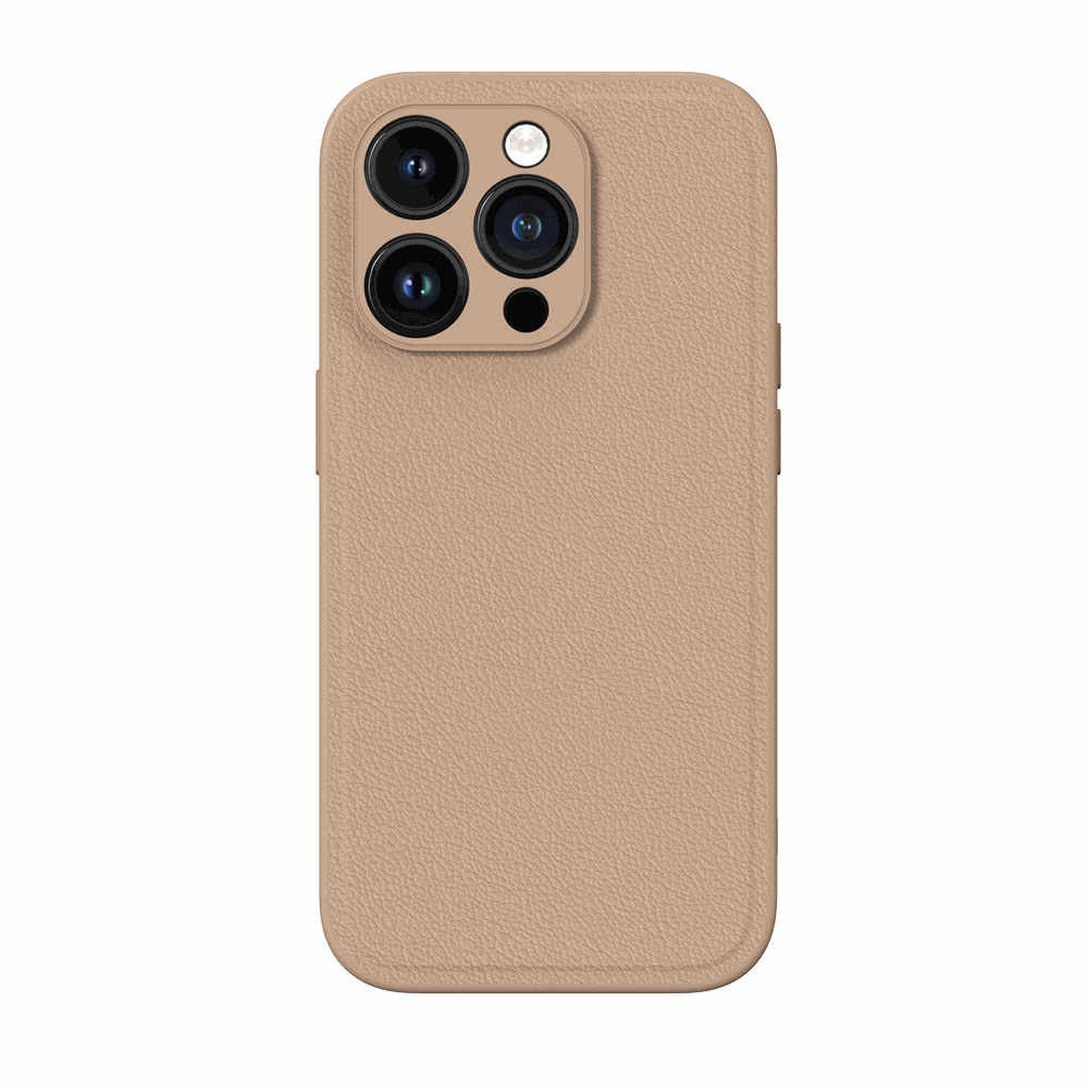 NOVANL SleekPU Leather voor iPhone 14 Pro Bruin