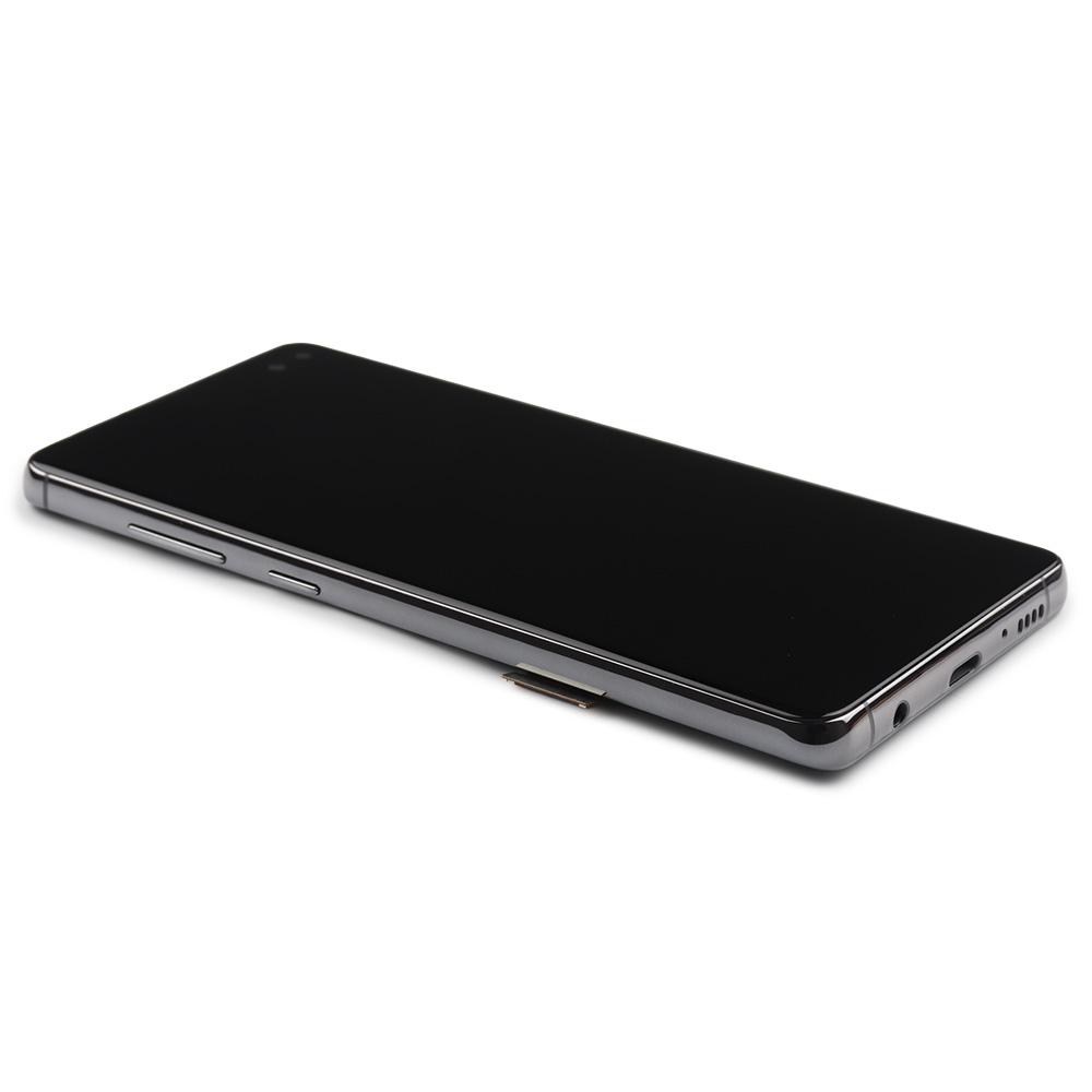 Samsung Scherm met frame voor Samsung Galaxy S10 Plus Zwart In-Cell
