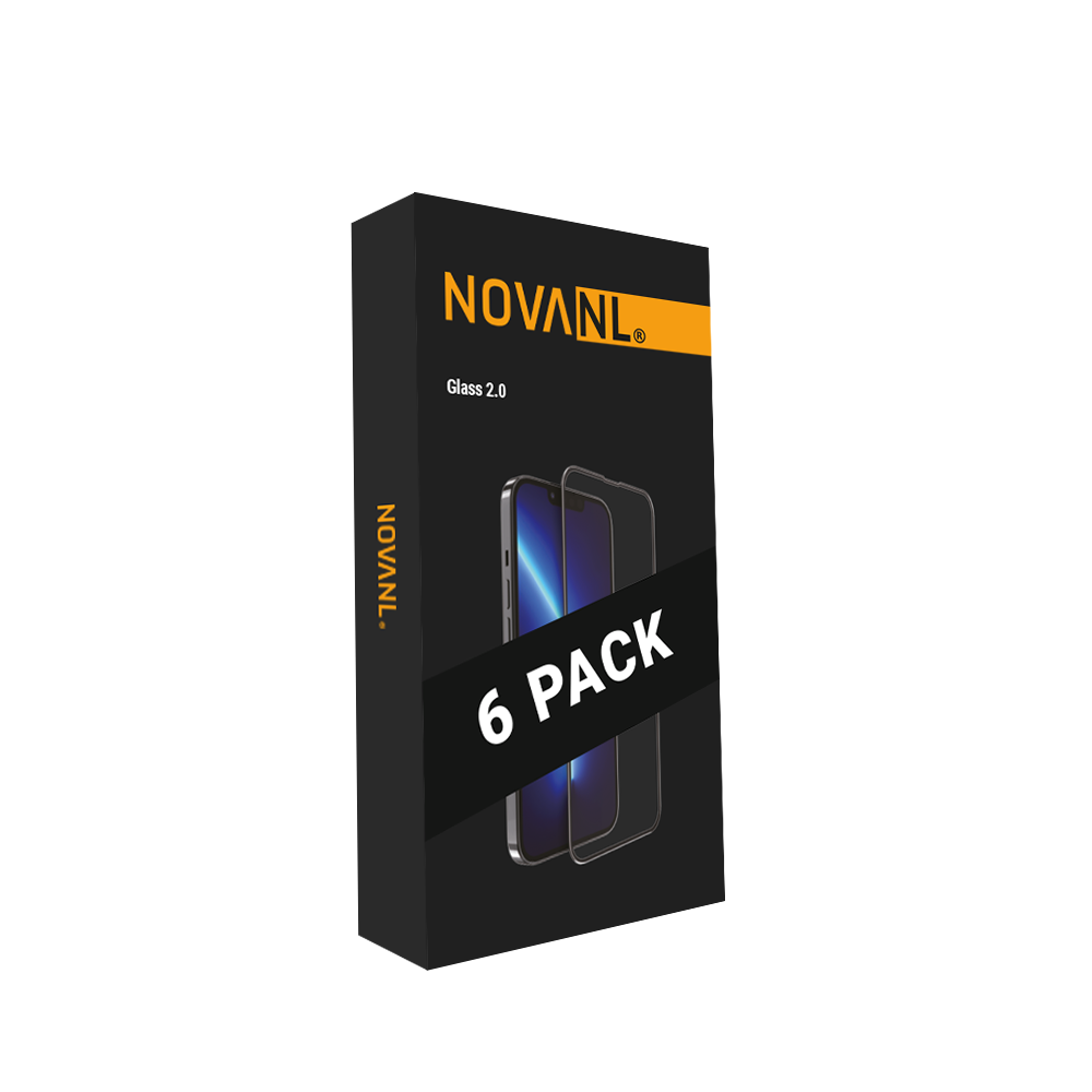 NOVANL GlassProtector Pro (Edge to Edge) (6 Pack) für iPhone 17e/16e/14/13/13 Pro