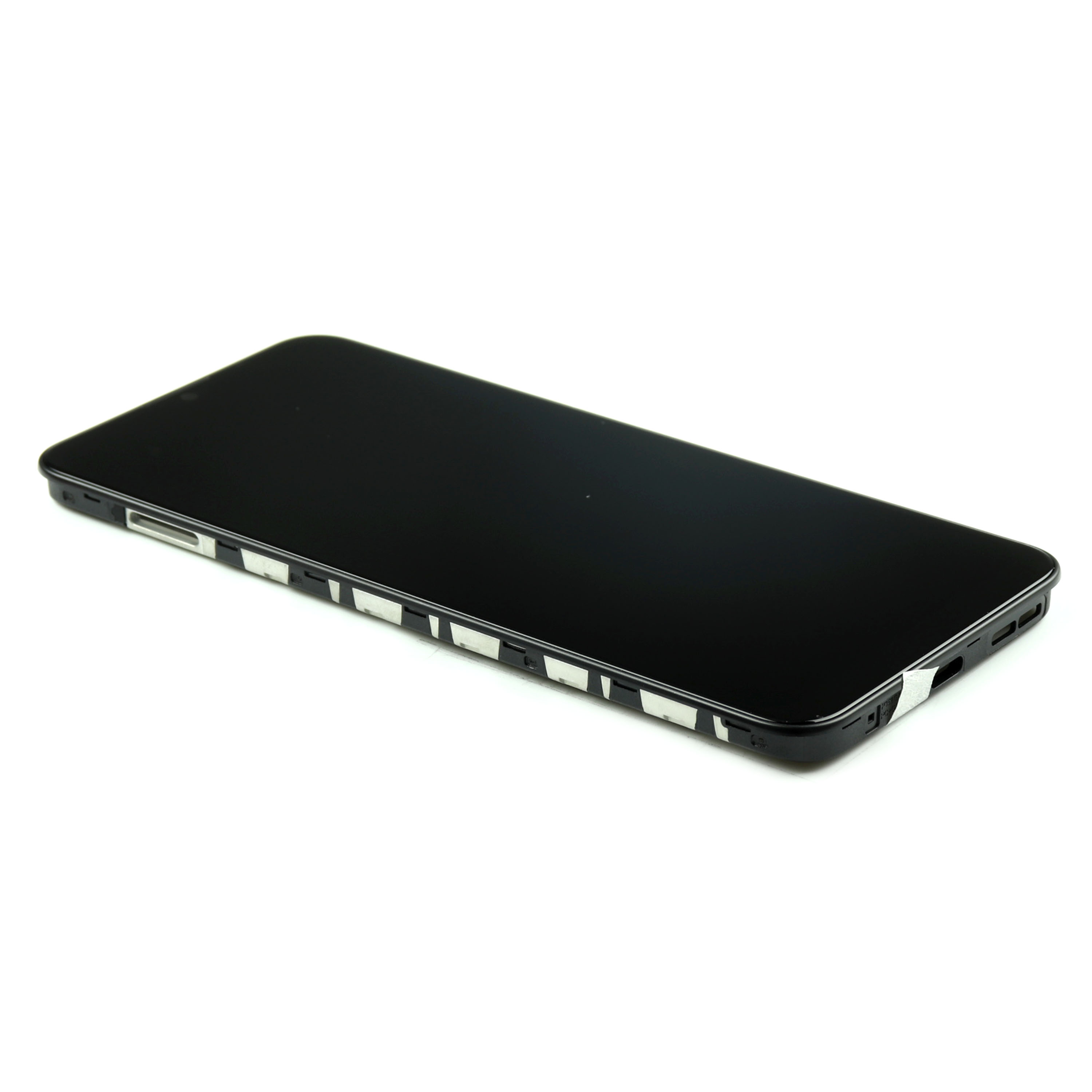 Motorola Scherm met frame voor Motorola Moto G20 (XT2128) Zwart Service Pack