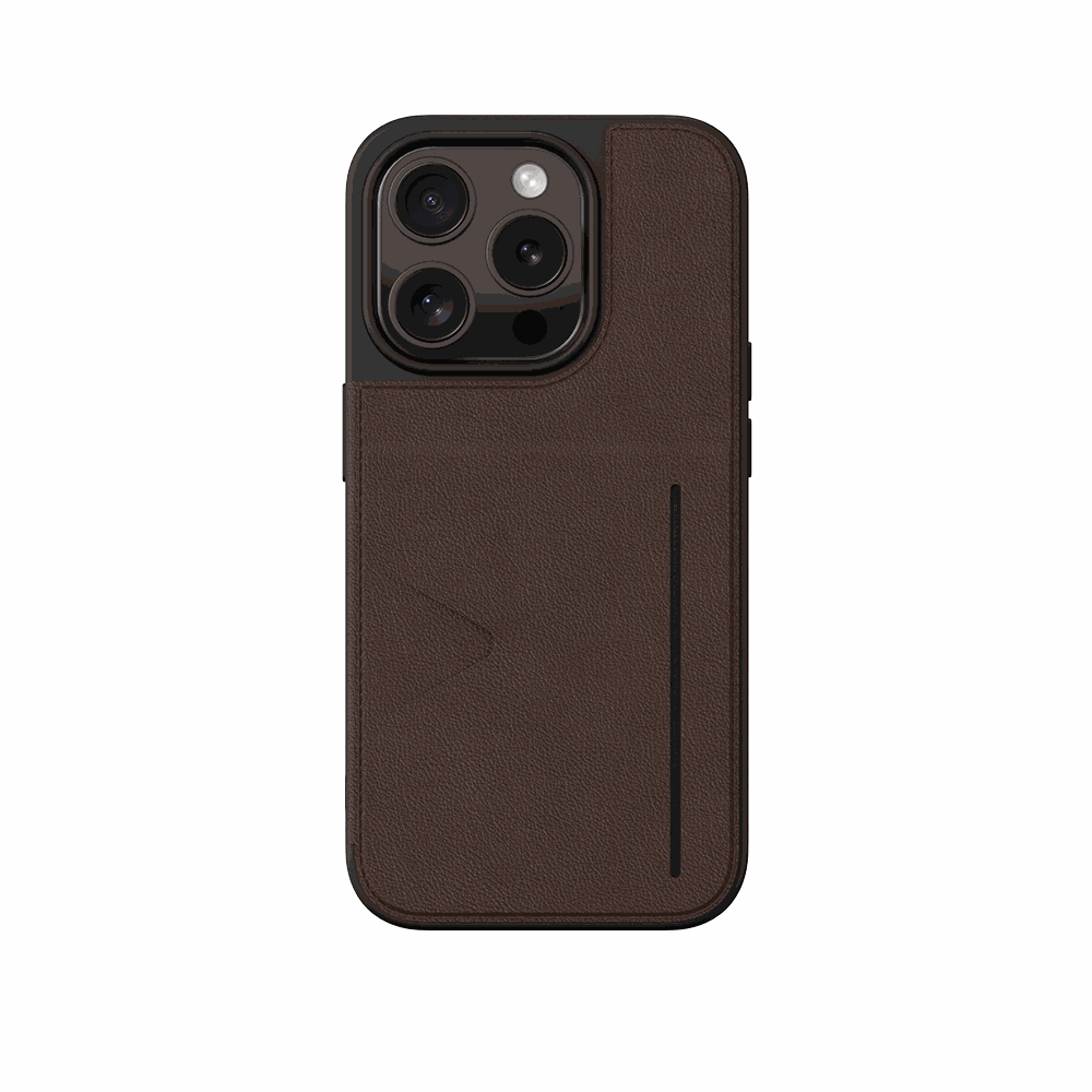 NOVANL WalletGuard voor iPhone 15 Pro Max Bruin