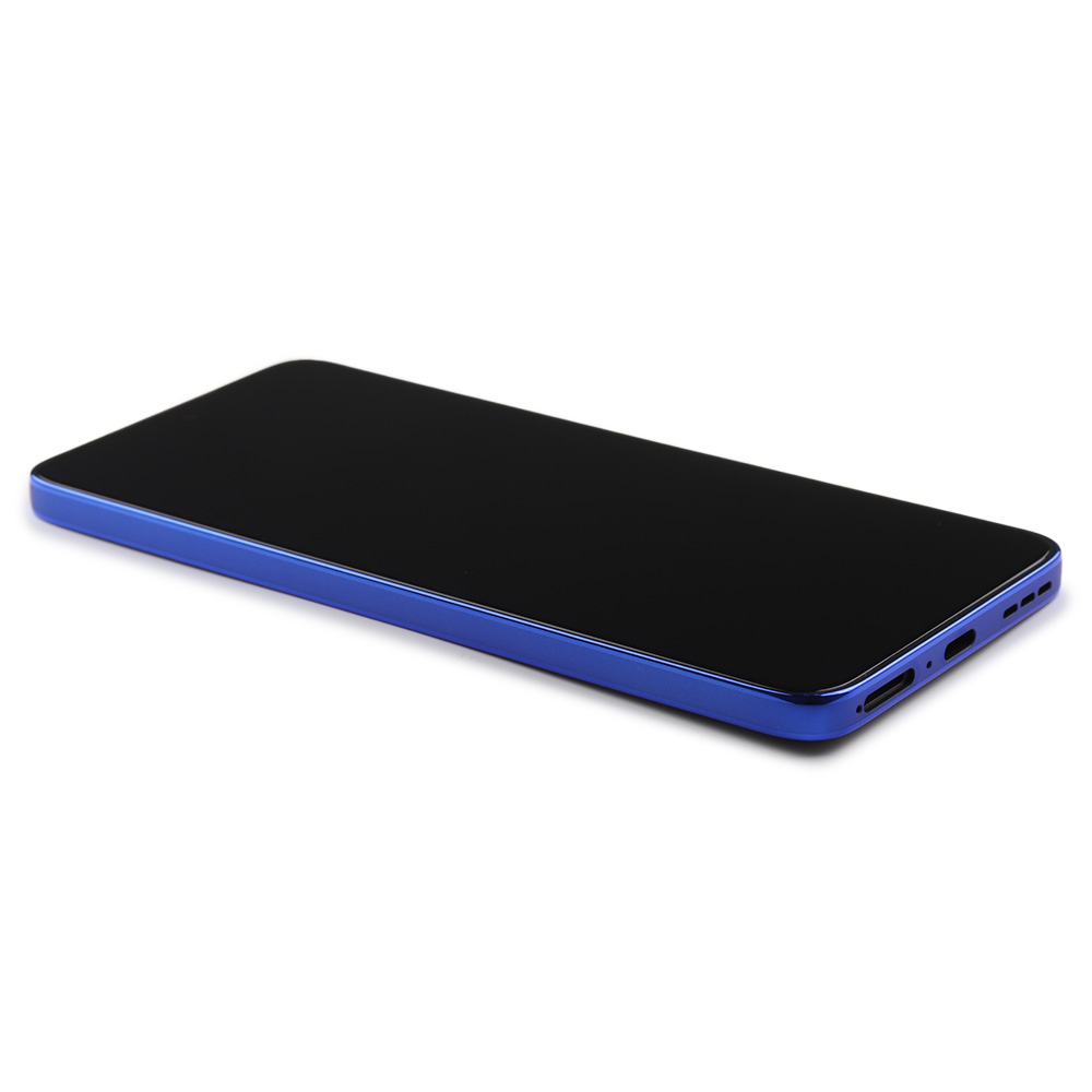 Screen with frame for Motorola Moto Edge 50 Neo Nautical Blue Service Pack