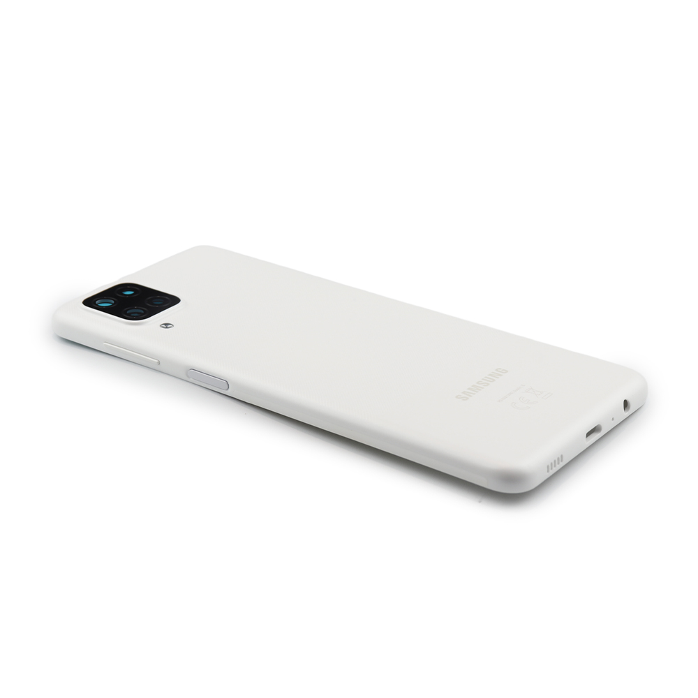 Samsung Achterkant voor Samsung Galaxy A12 Wit Service Pack