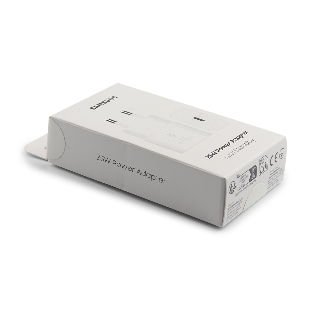 Travel Wall Fast oplader 25W (USB-C) voor Samsung Wit