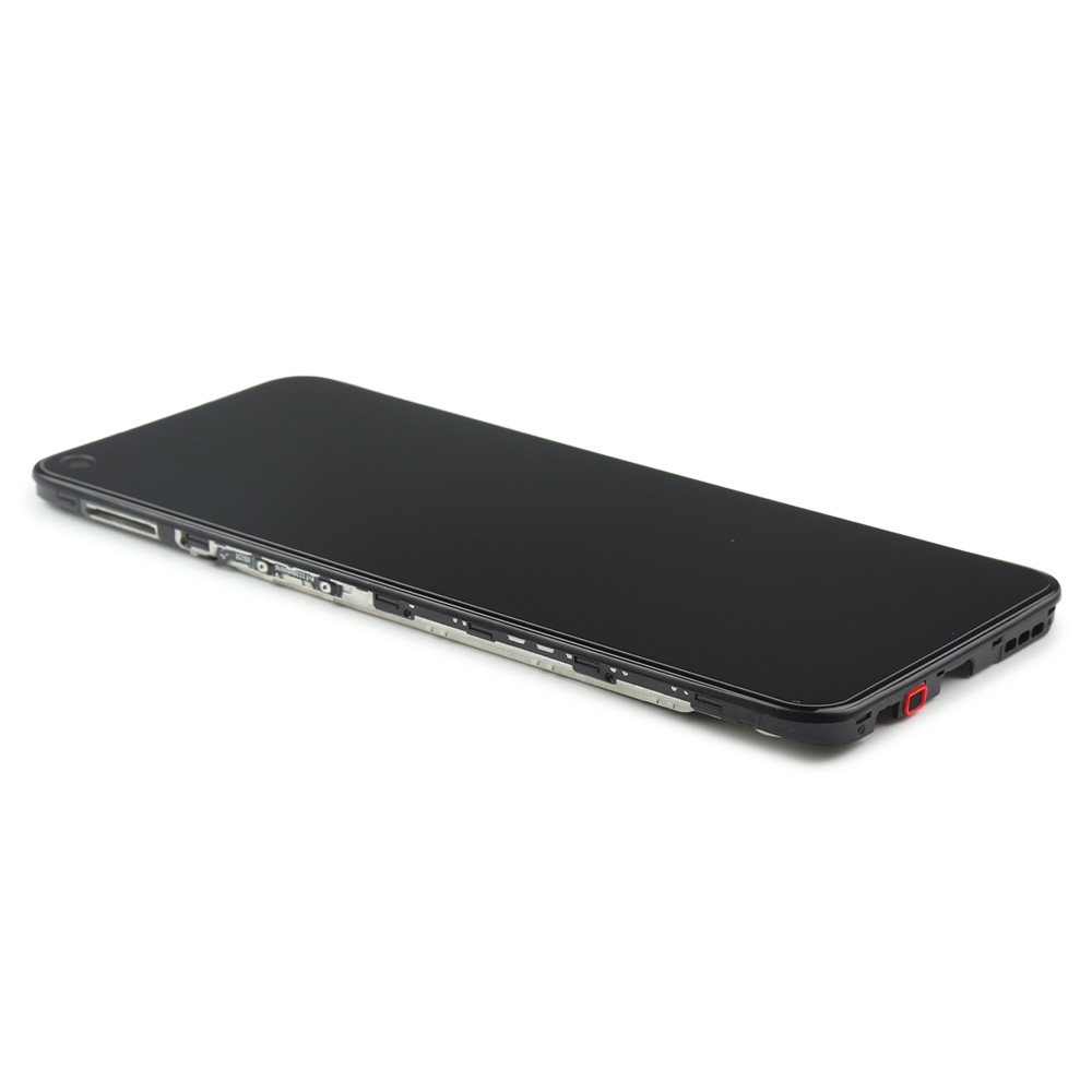 Oppo Scherm met frame voor Oppo A11s /A53s /A32 /A33 (2020) /A53 4G Zwart Service Pack