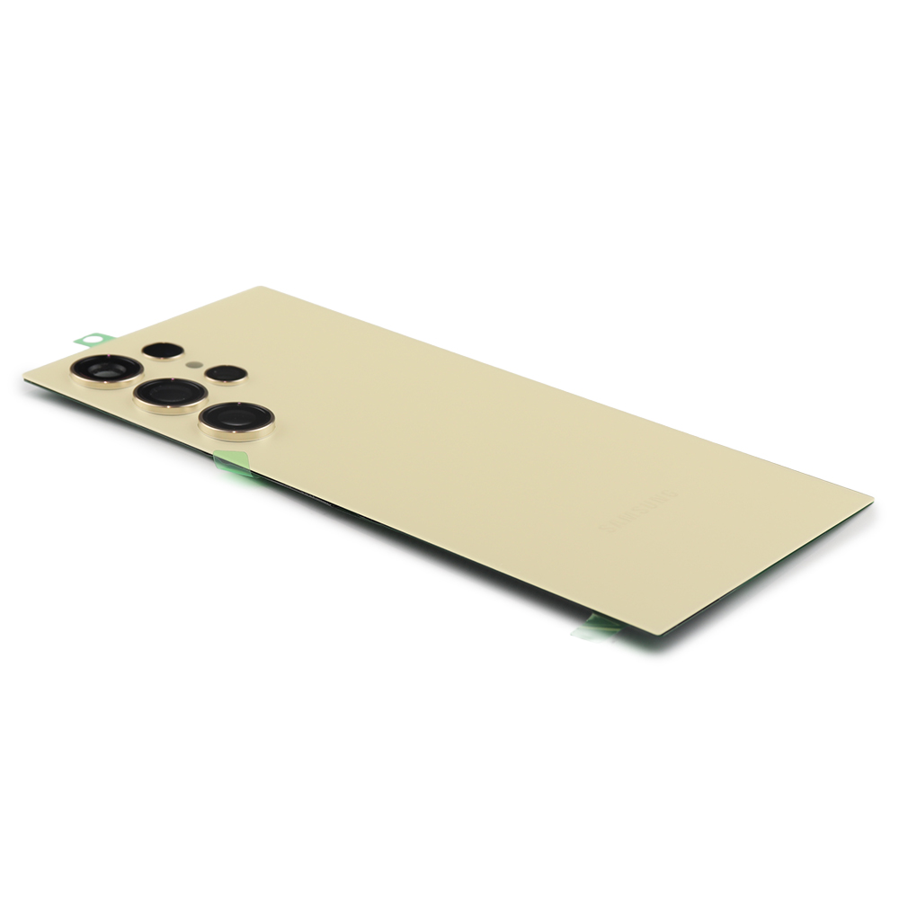 Samsung Achterkant voor Samsung Galaxy S24 Ultra (SM-S928B) Geel Pulled