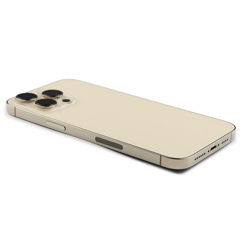 Apple Achterbehuizing met kleine onderdelen (US-versie) voor iPhone 14 Pro Max Gold Pulled