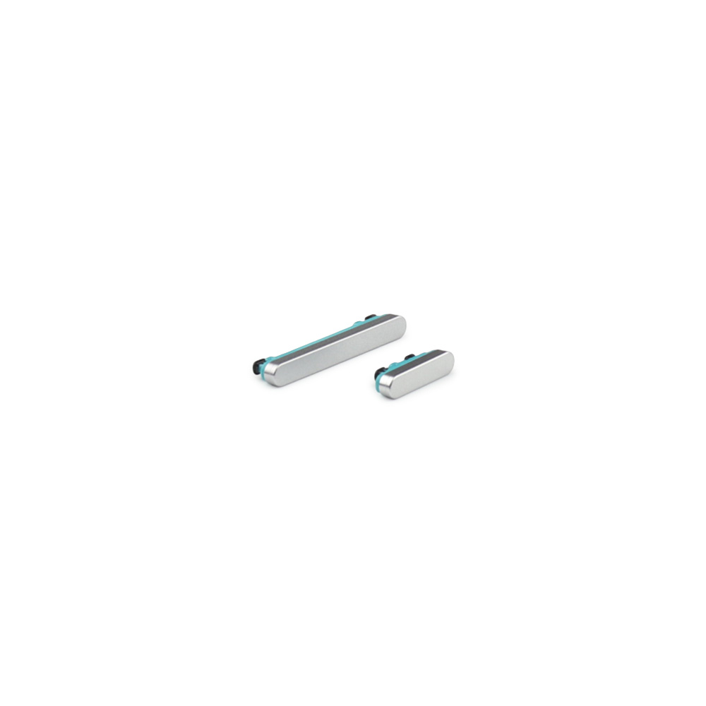 Samsung Power And Volumeknop voor Samsung Galaxy S24 FE (SM-S721B) Zilver OEM-Equivalent
