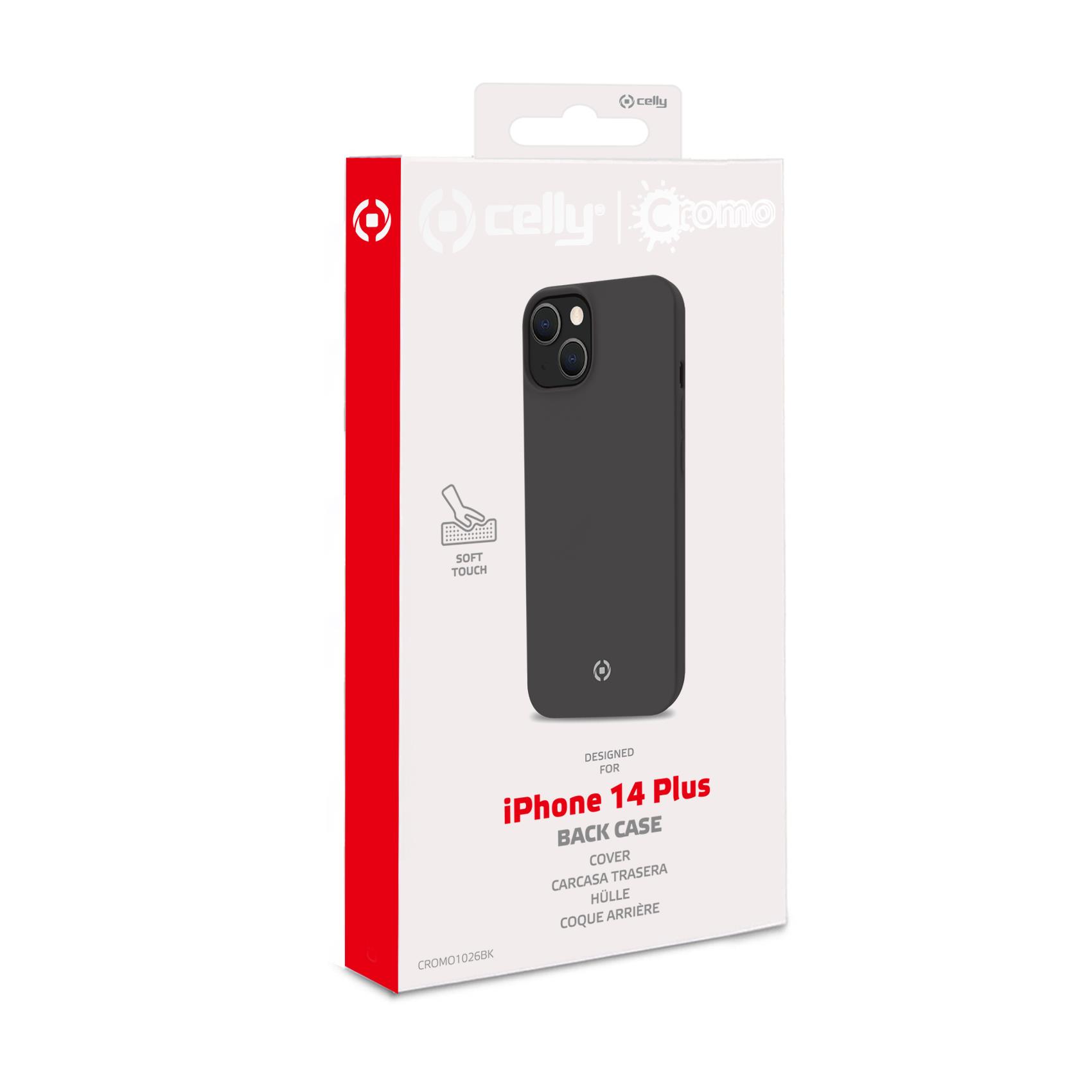 Celly Cromo Case voor iPhone 14 Plus Zwart