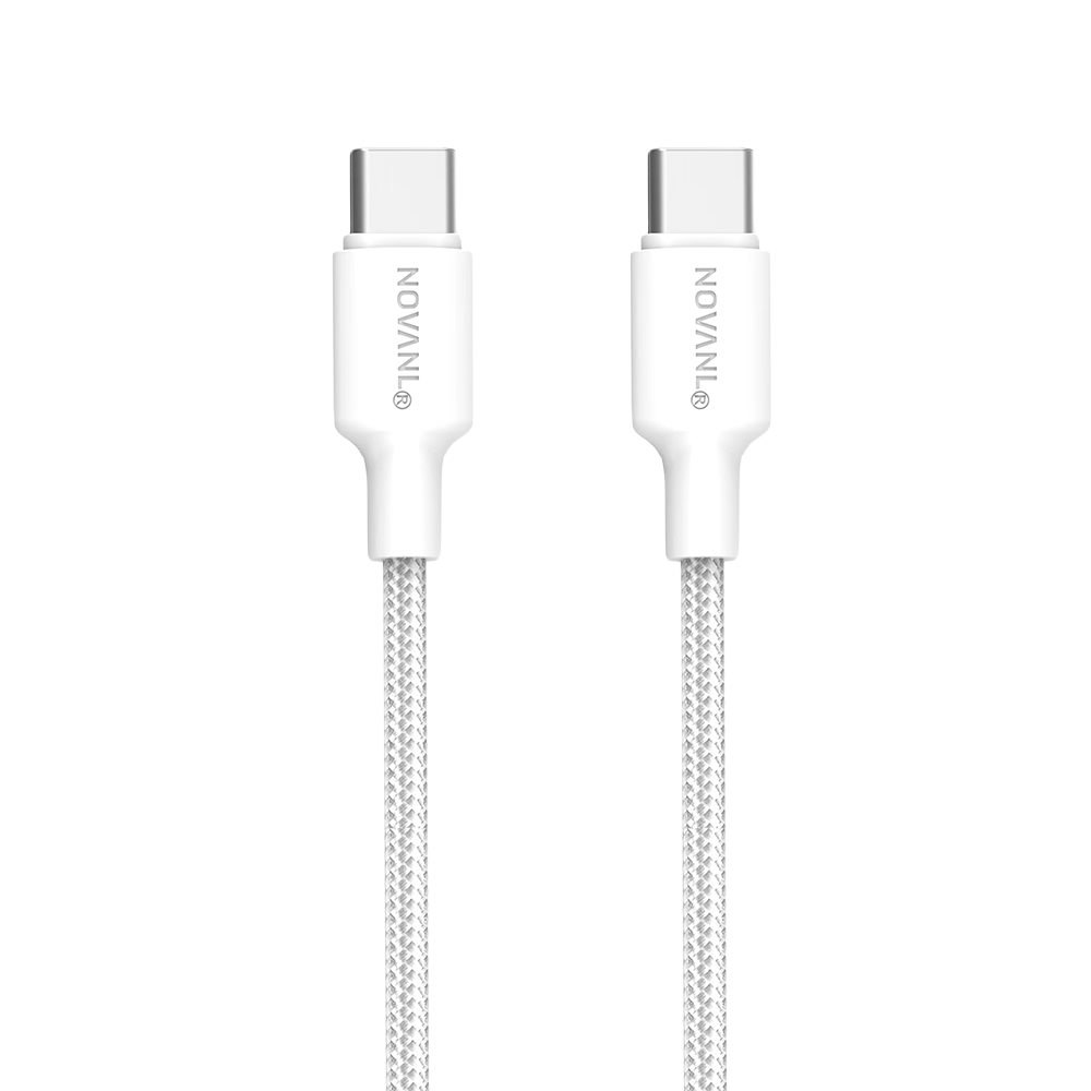 NOVANL SpeedCharge USB C to USB C kabel 100W (2M) Wit