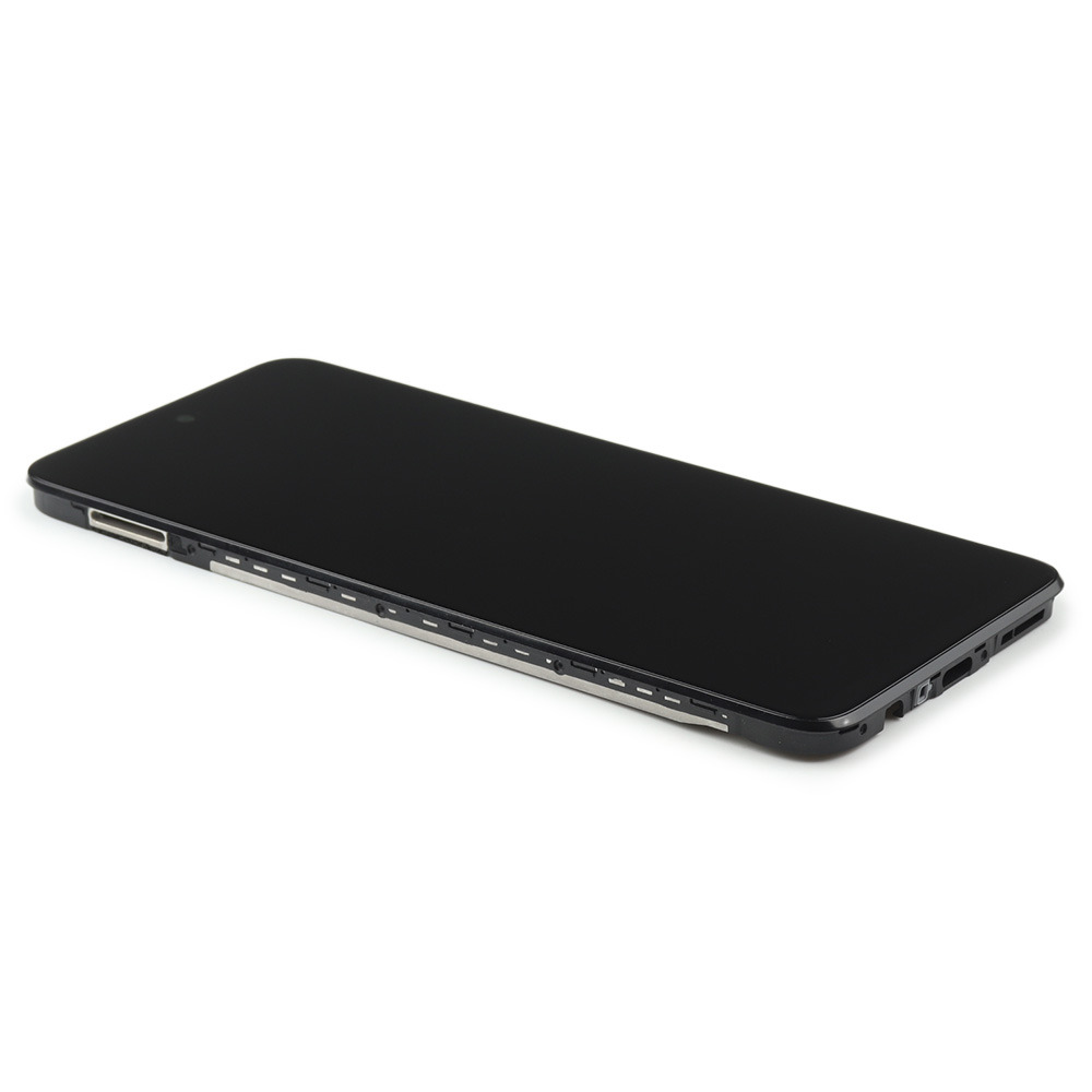 Motorola Scherm met frame voor Motorola Moto G54 Zwart Service Pack