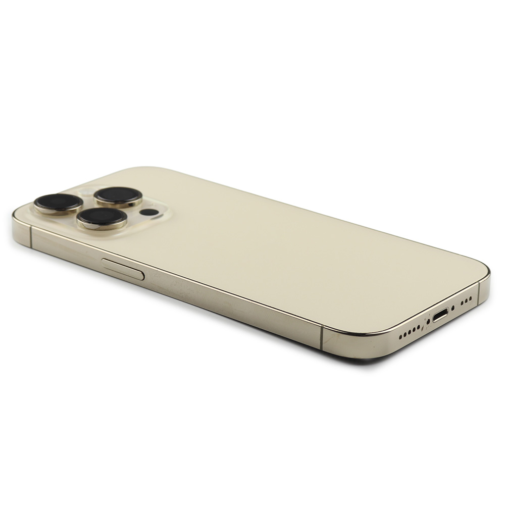 Apple Achterbehuizing met kleine onderdelen voor iPhone 14 Pro Gold Pulled B