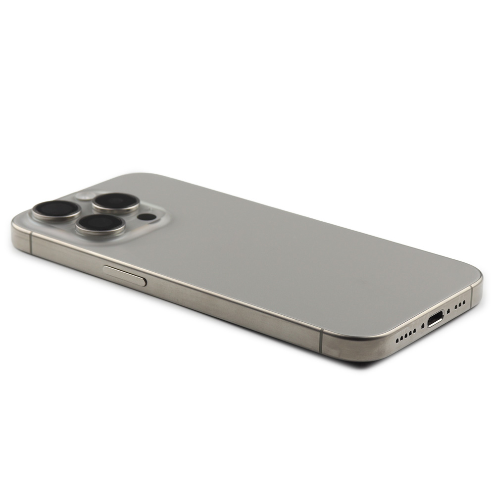 Apple Achterbehuizing met kleine onderdelen voor iPhone 15 Pro (EU Version) Naturel Titanium Titanium Pulled B