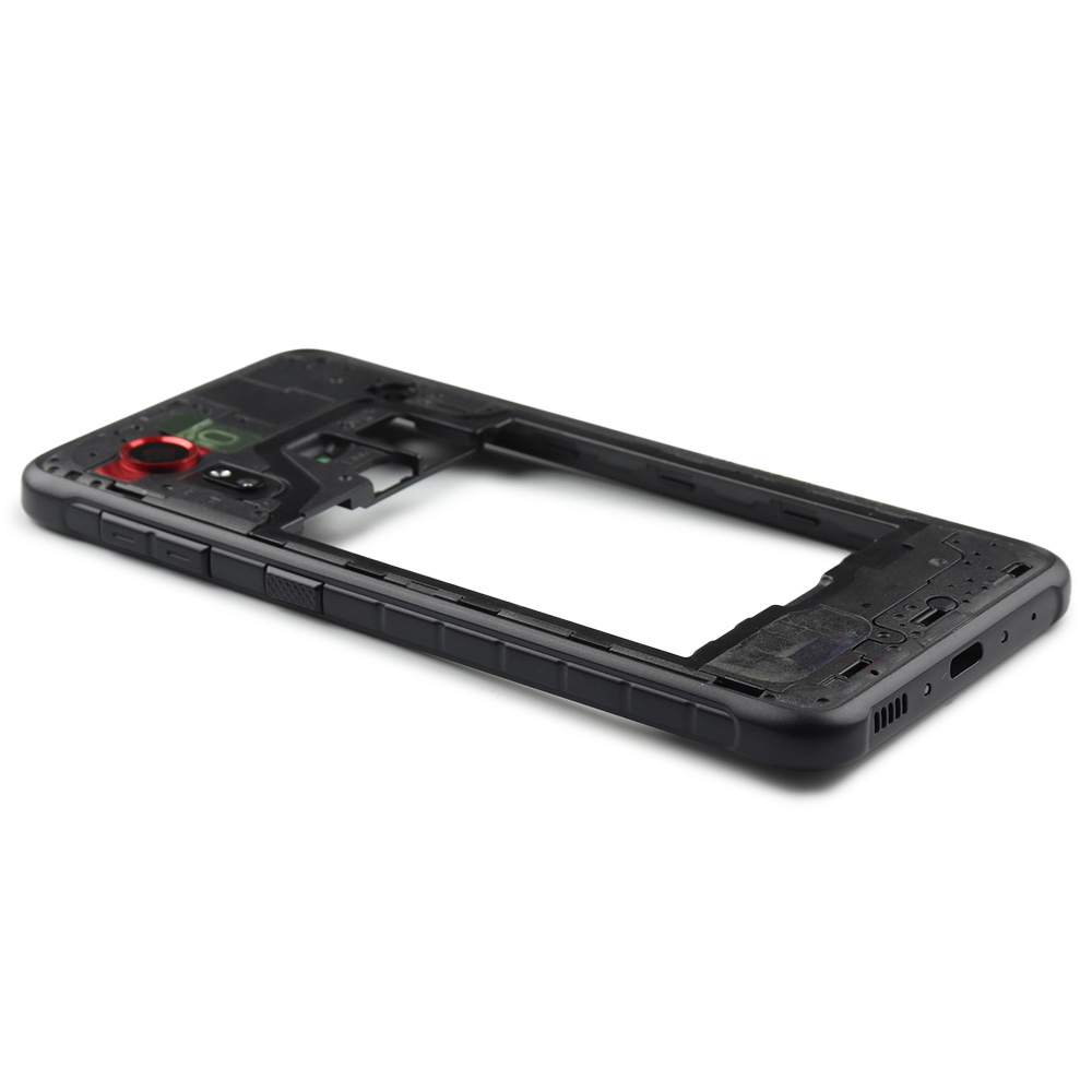 Samsung Middenframe voor Samsung Galaxy Xcover 5 Zwart OEM-Equivalent