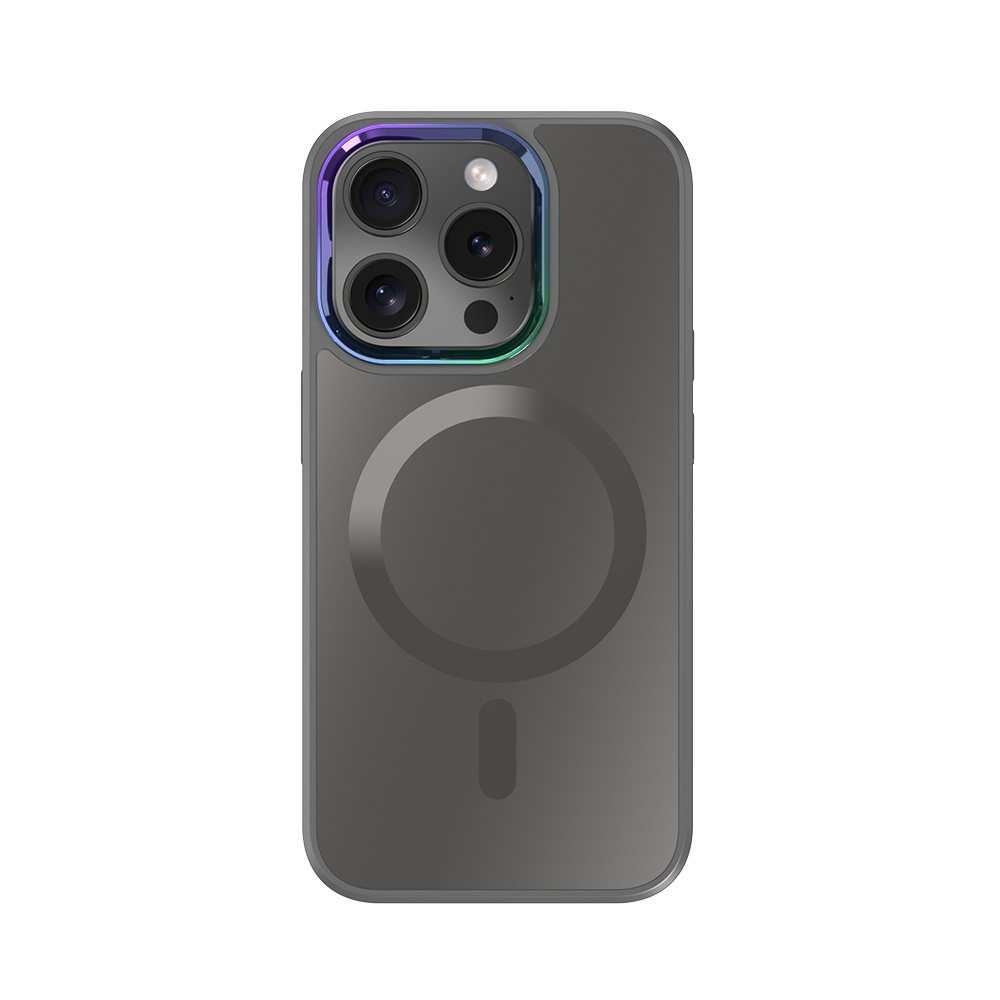 NOVANL GuardArmor (incl. Magnetics) voor iPhone 15 Pro Grijs
