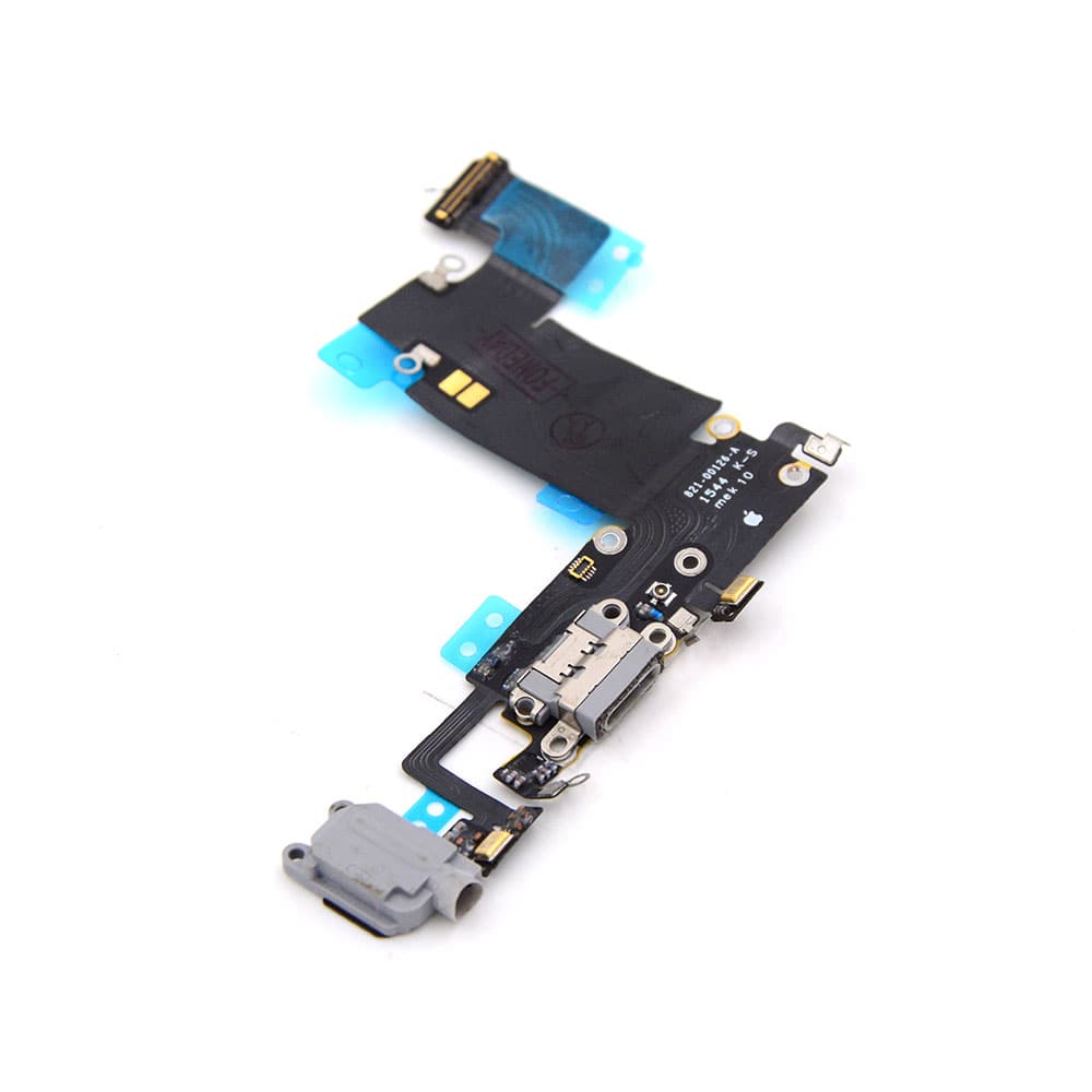 Apple Oplaadpoort met koptelefoonaansluiting voor iPhone 6s Plus Zwart Pulled