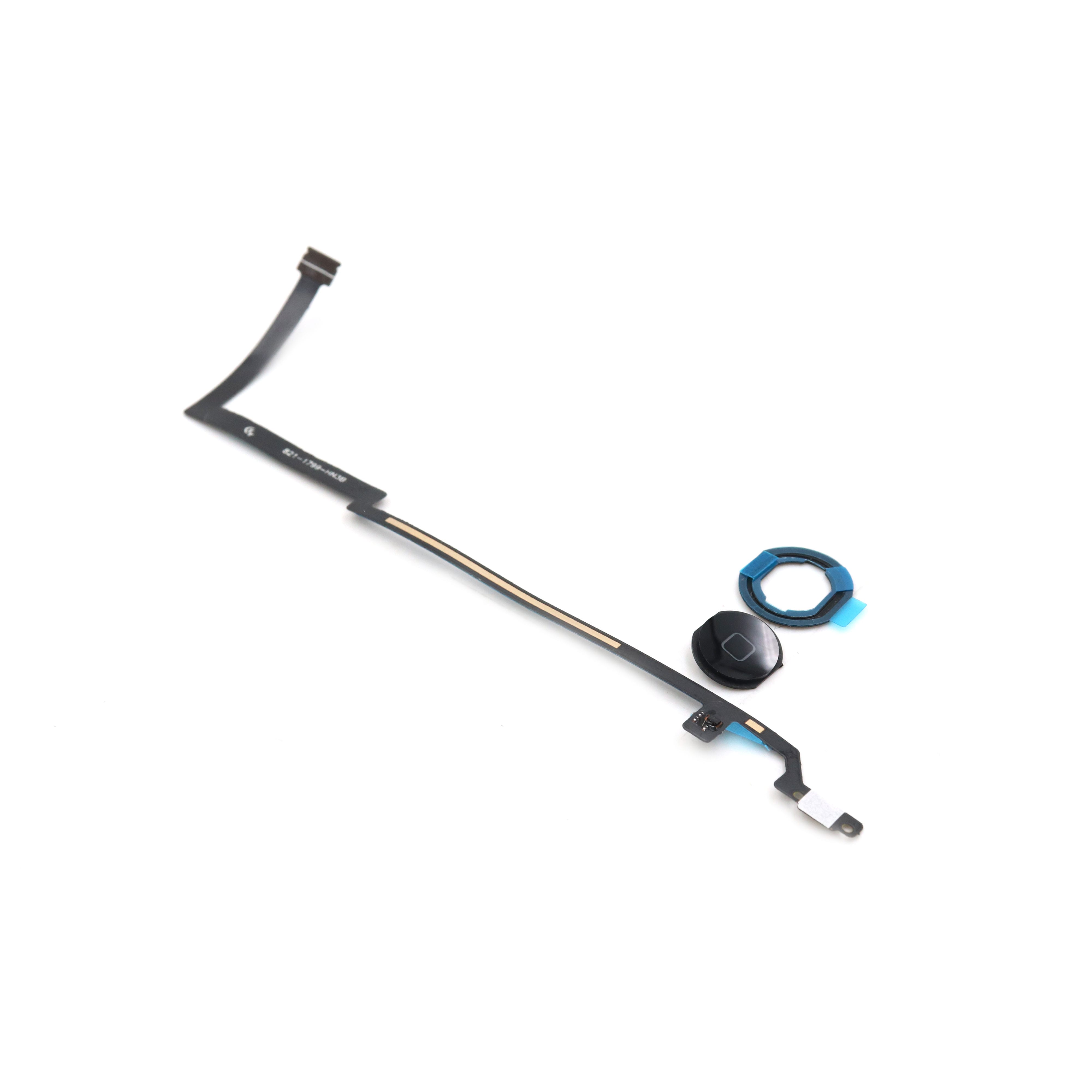 Apple Home-knop voor iPad Air 1 Zwart OEM-Equivalent