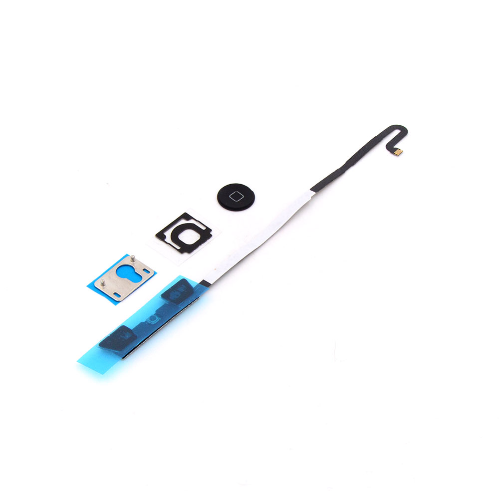 Apple Home-knop voor iPad 4 Zwart OEM-Equivalent