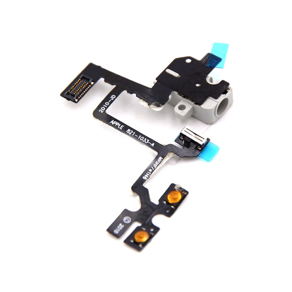 Apple Volumeknop and Koptelefoonaansluiting kabel voor iPhone 4 OEM-Equivalent