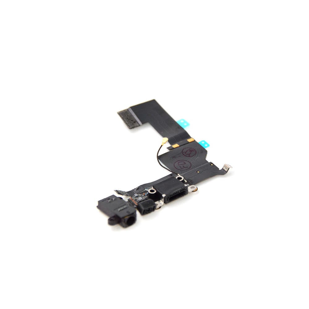 Apple Oplaadpoort met koptelefoonaansluiting voor iPhone 5s Zwart OEM-Equivalent
