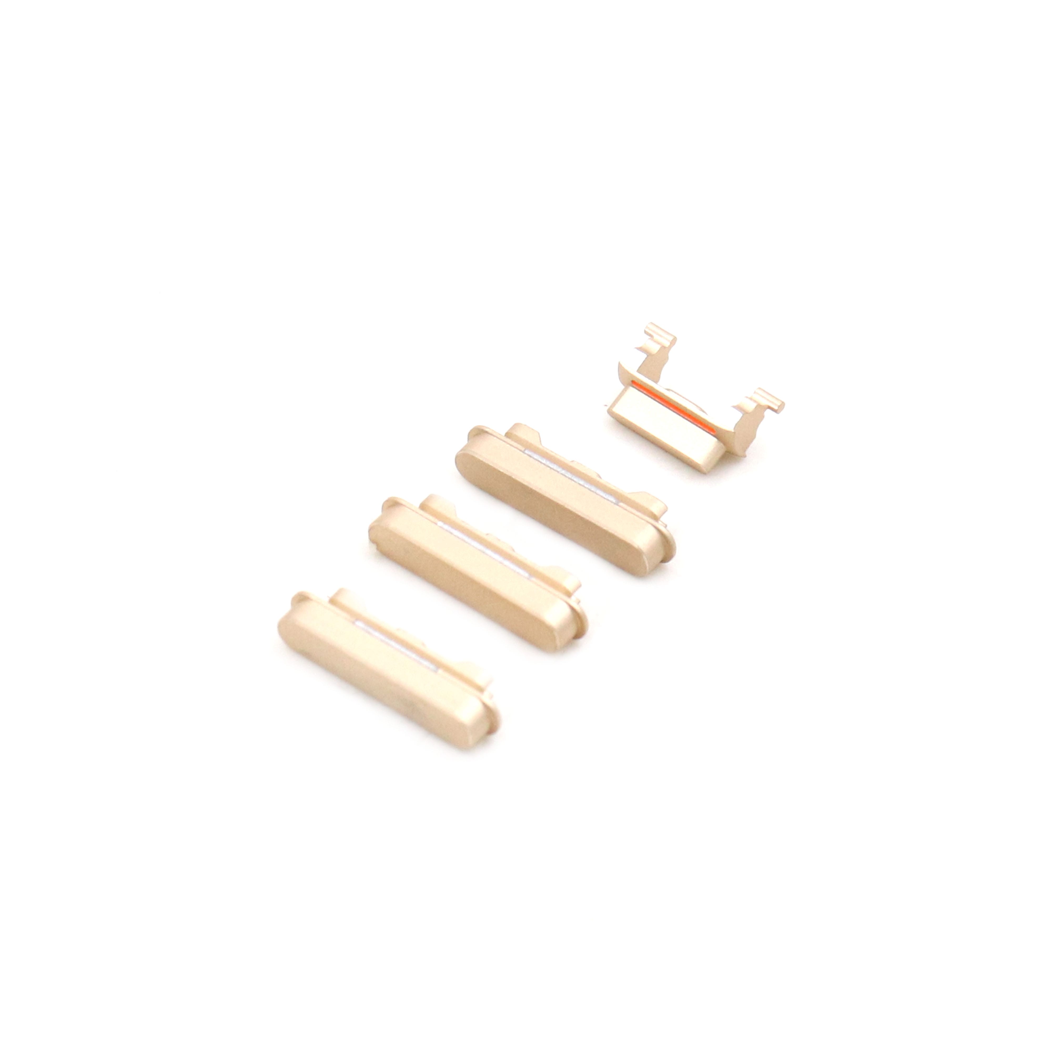 Apple Behuizing-knoppenset voor iPhone 6 Gold OEM-Equivalent