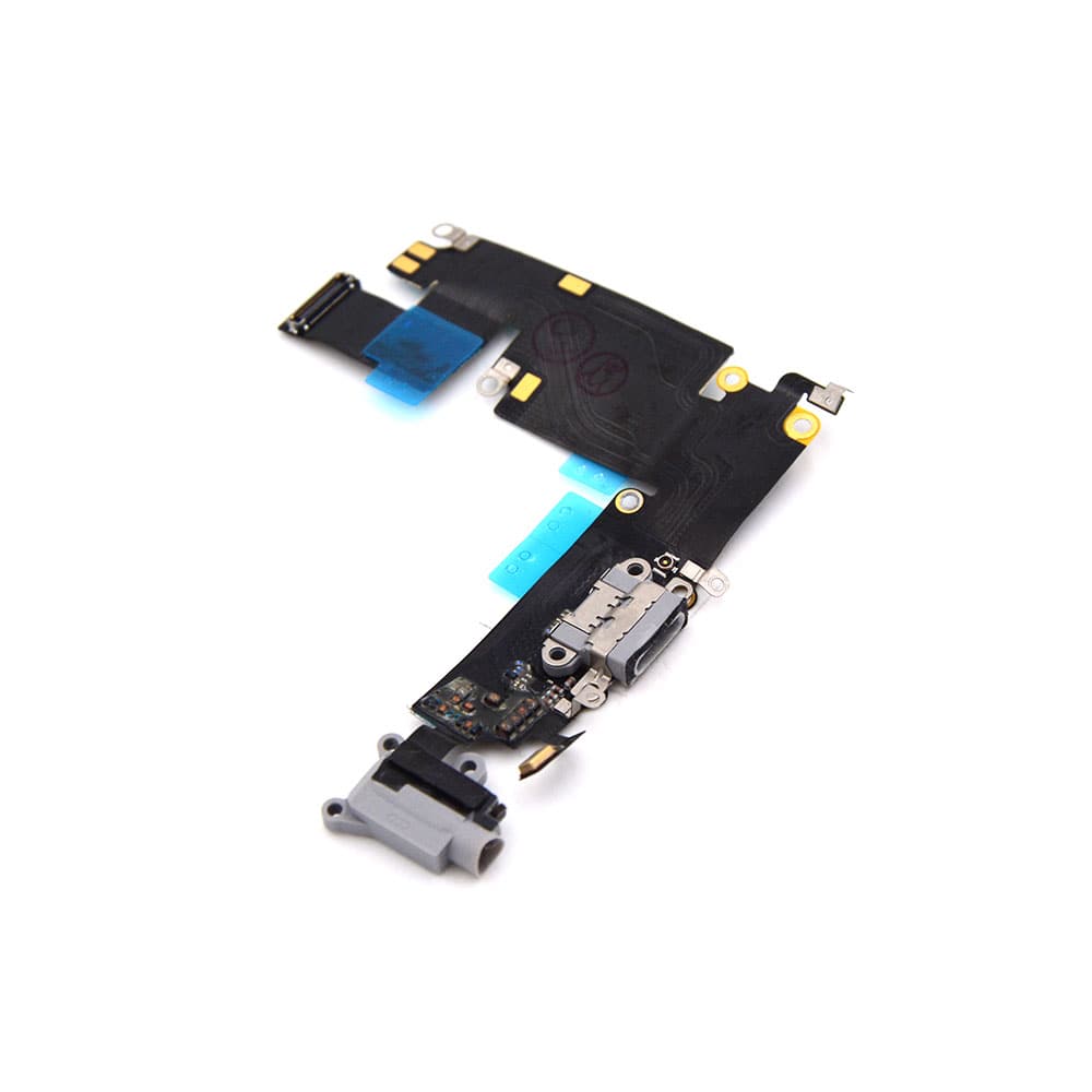 Apple Oplaadpoort met koptelefoonaansluiting voor iPhone 6 Plus Zwart Pulled