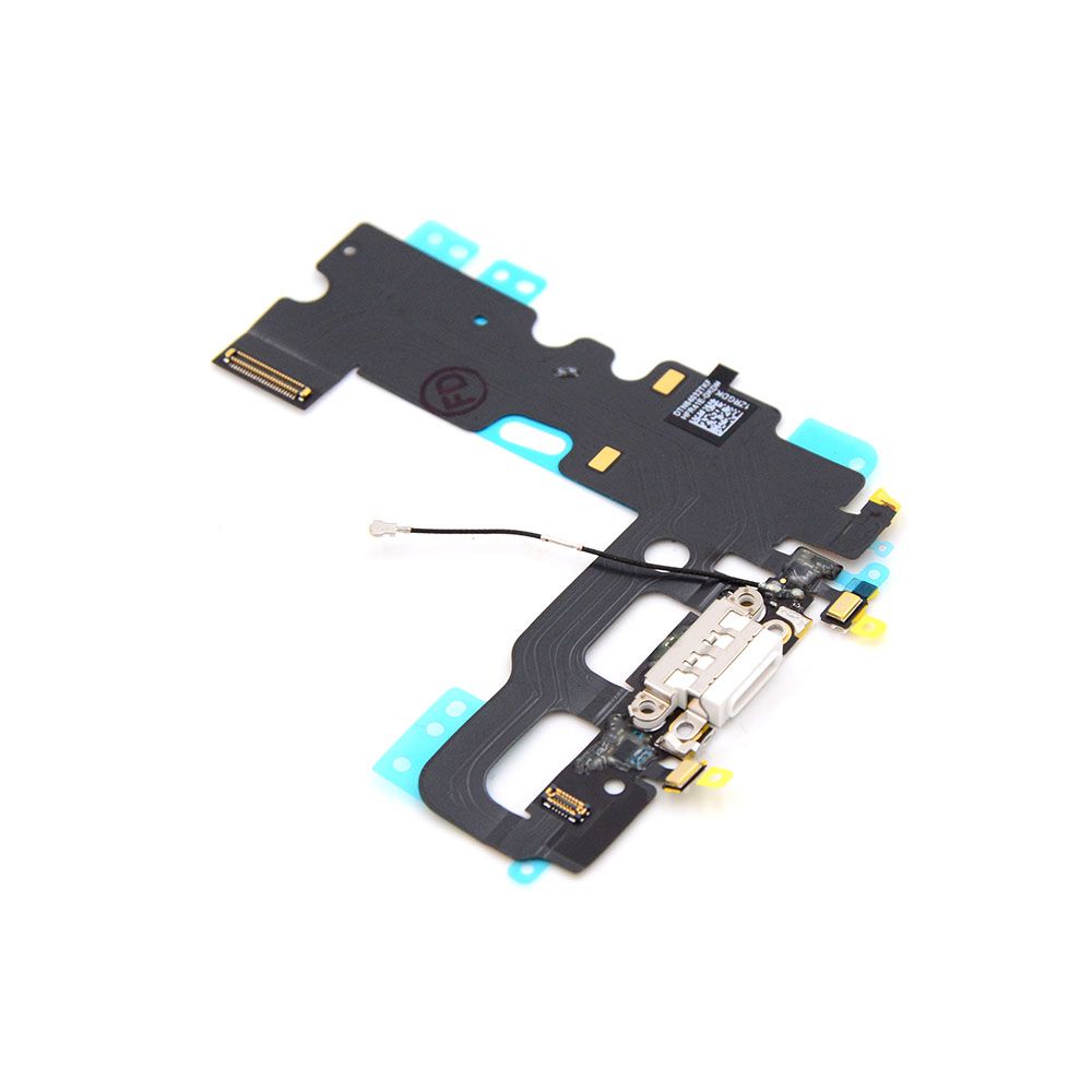 Apple Oplaadpoort voor iPhone 7 Wit Pulled