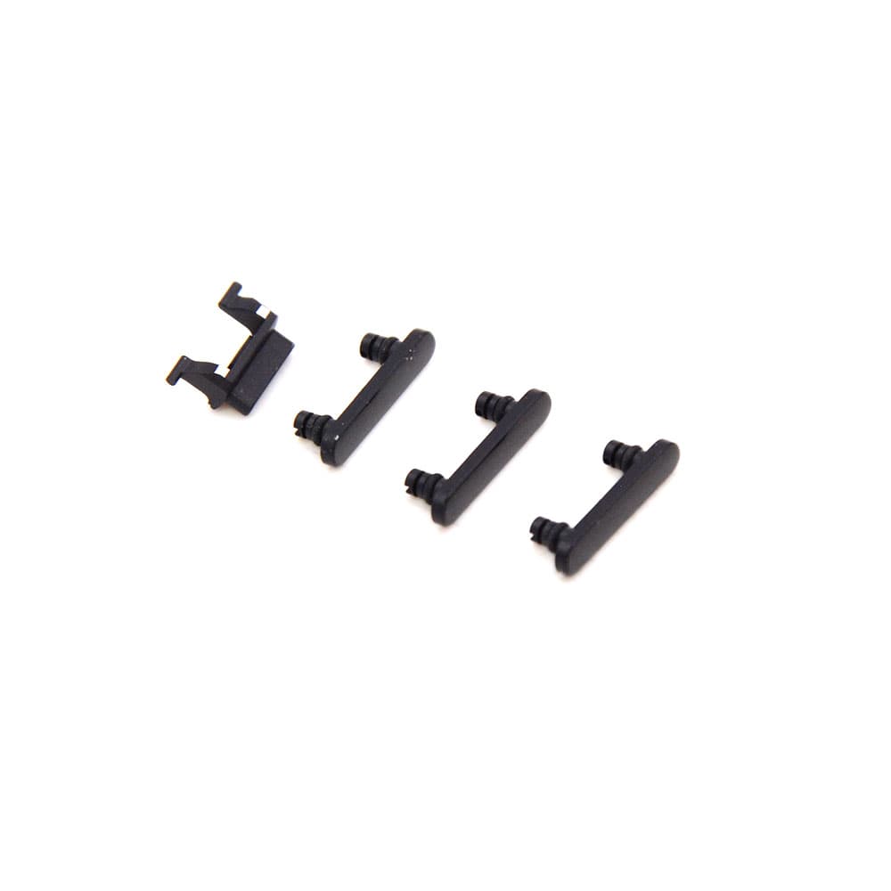 Apple Behuizing-knoppenset voor iPhone 7 Zwart OEM-Equivalent