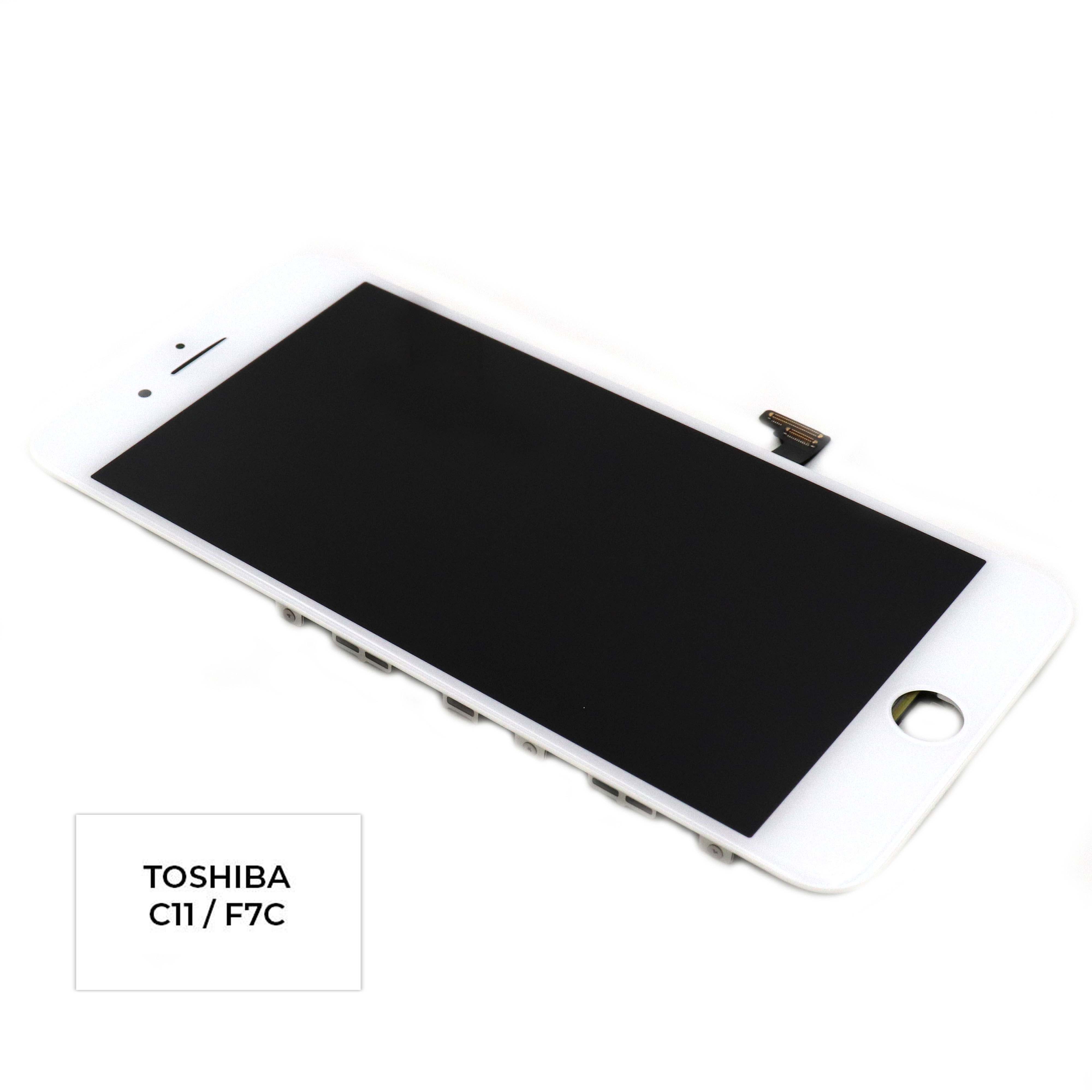 Apple Display (Toshiba: C11/F7C) (incl. Backplate) For iPhone 7 Plus Black Refurbished