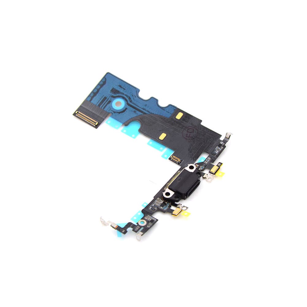 Apple Oplaadpoort voor iPhone 8 Zwart Pulled