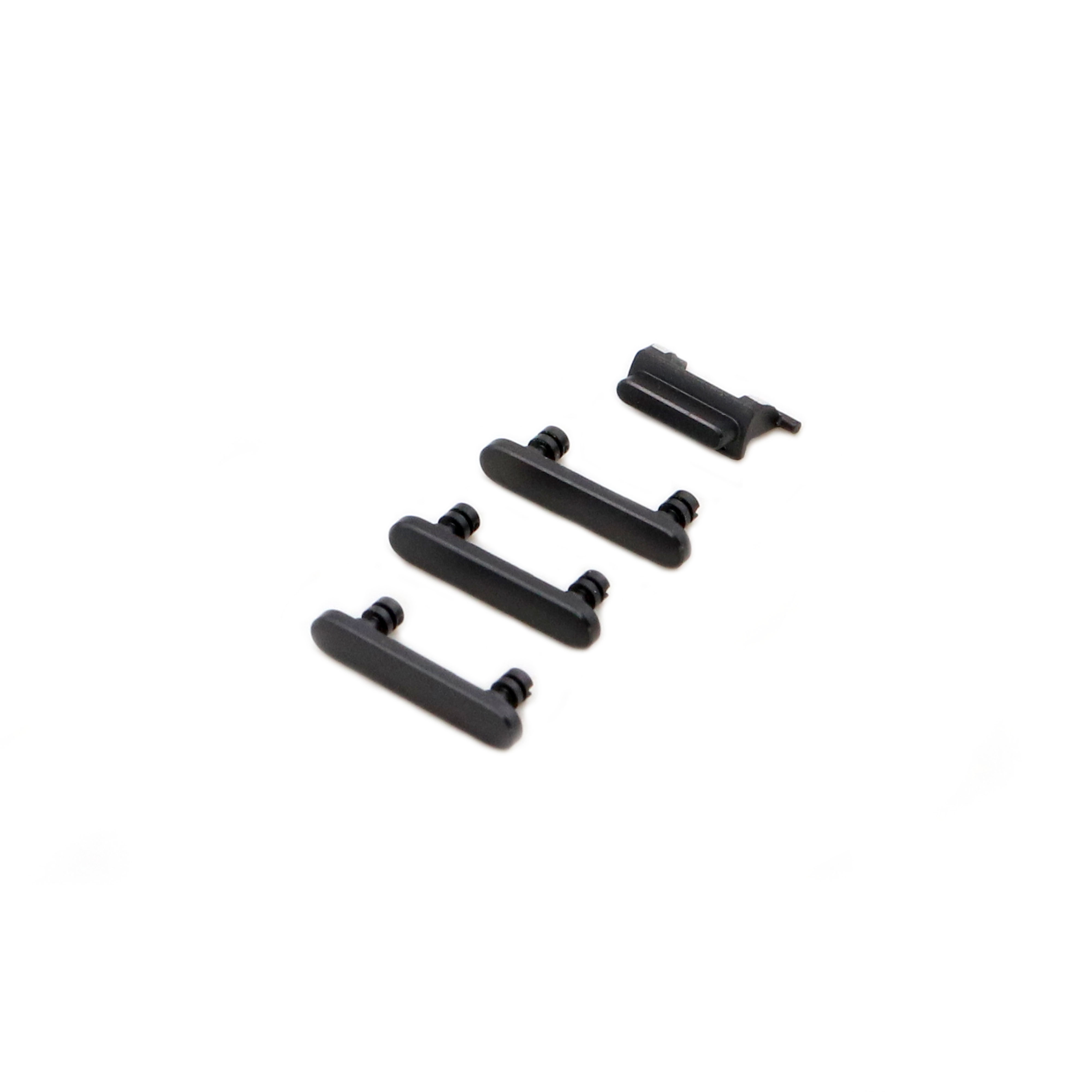 Apple Behuizing-knoppenset voor iPhone 8 Zwart OEM-Equivalent