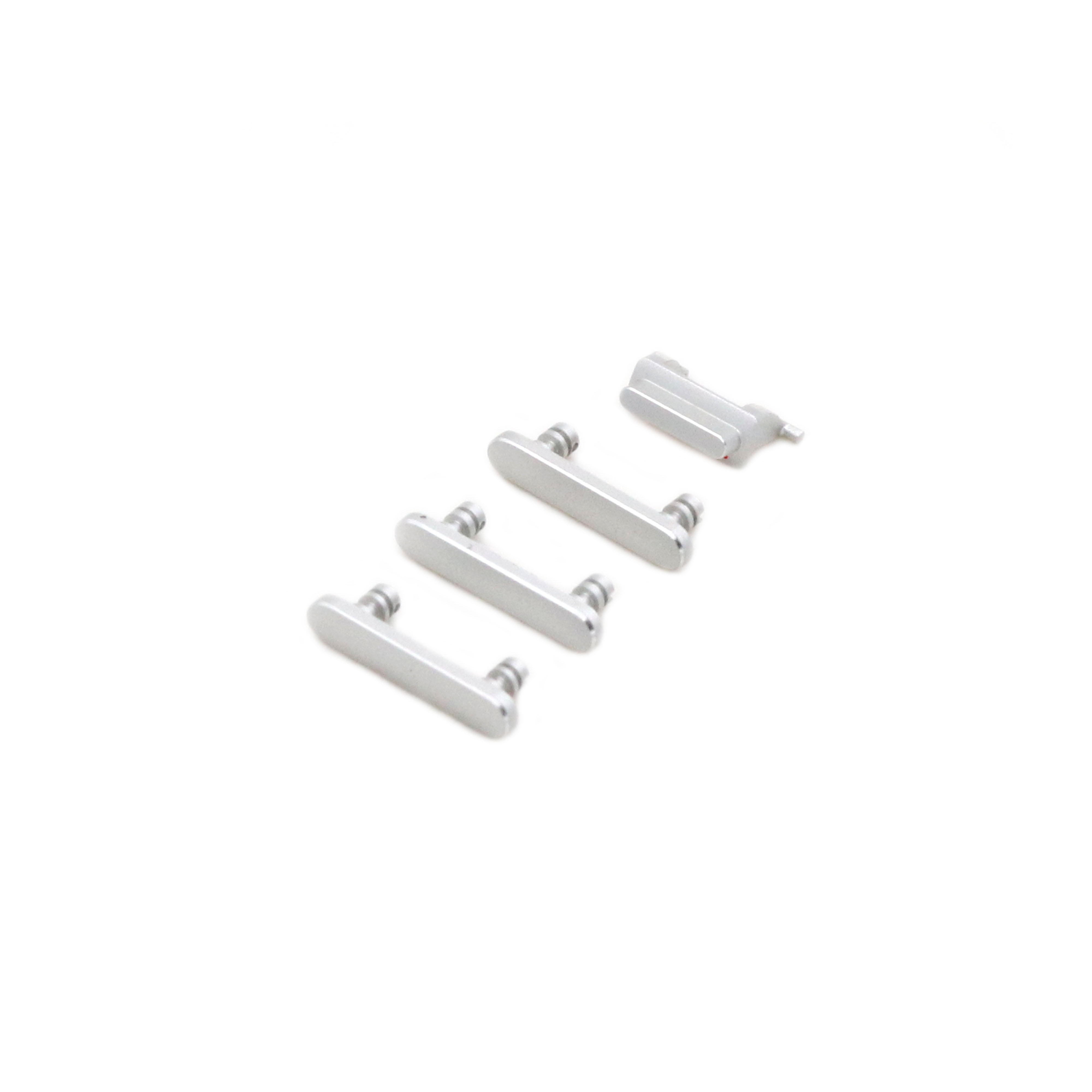 Apple Behuizing-knoppenset voor iPhone 8 Zilver OEM-Equivalent