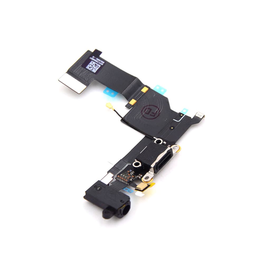 Apple Oplaadpoort met koptelefoonaansluiting voor iPhone SE Zwart OEM-Equivalent