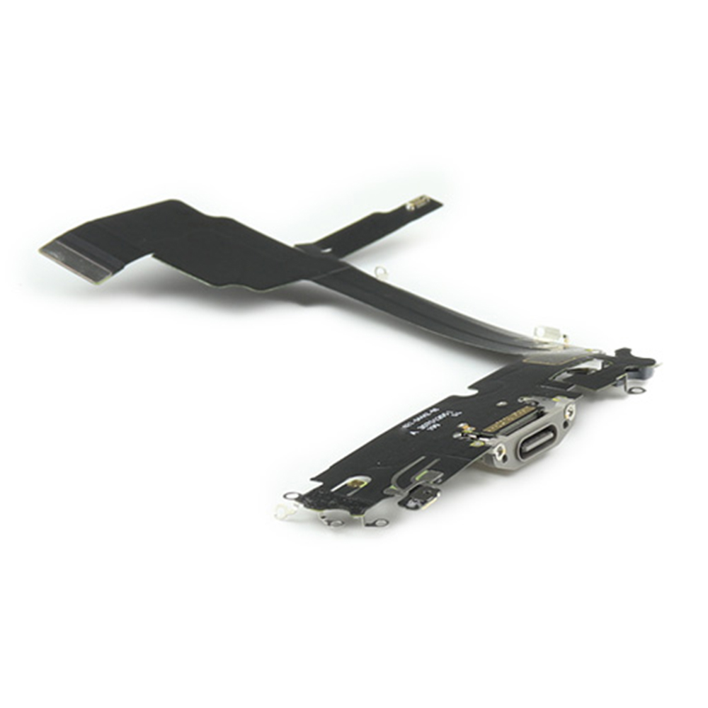 Apple Oplaadpoort voor iPhone 15 Pro Wit Titanium Pulled